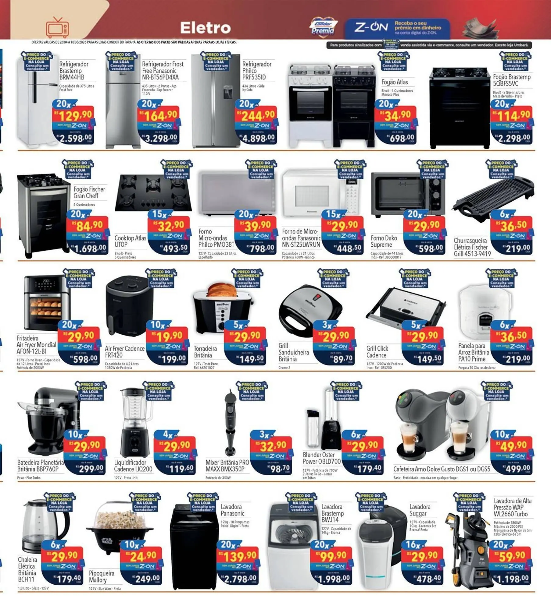 Encarte de Catálogo Supermercados Condor 22 de abril até 10 de maio 2026 - Pagina 31