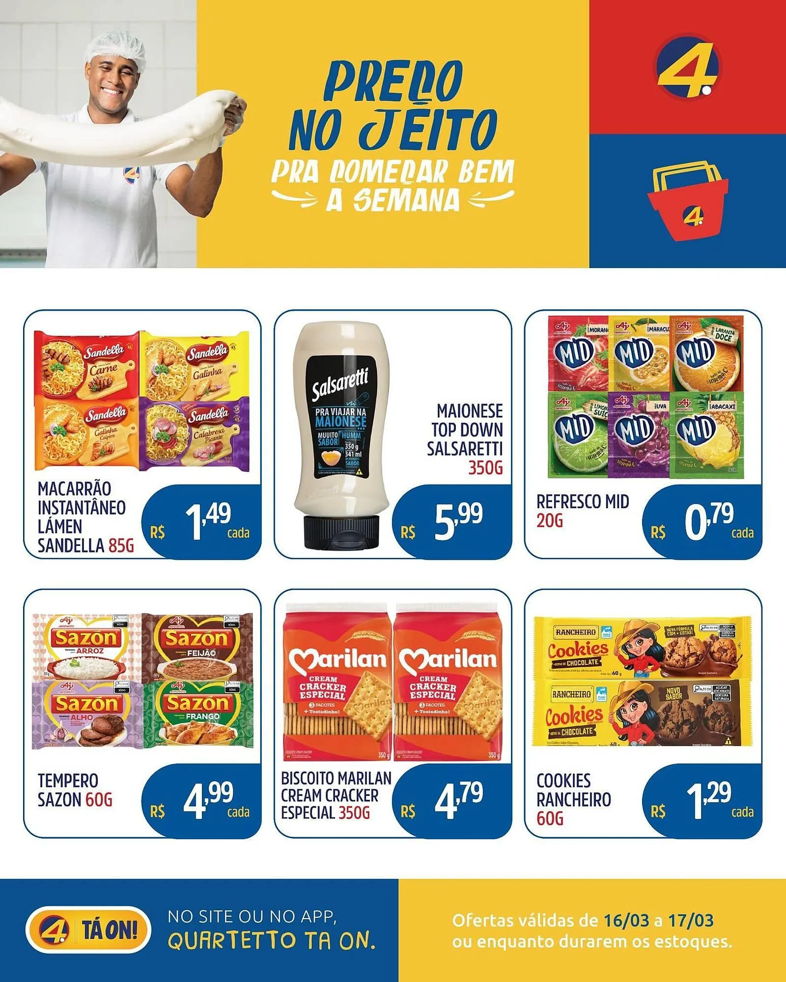 Encarte de Catálogo Quartetto Supermercados 16 de março até 17 de março 2026 - Pagina 2