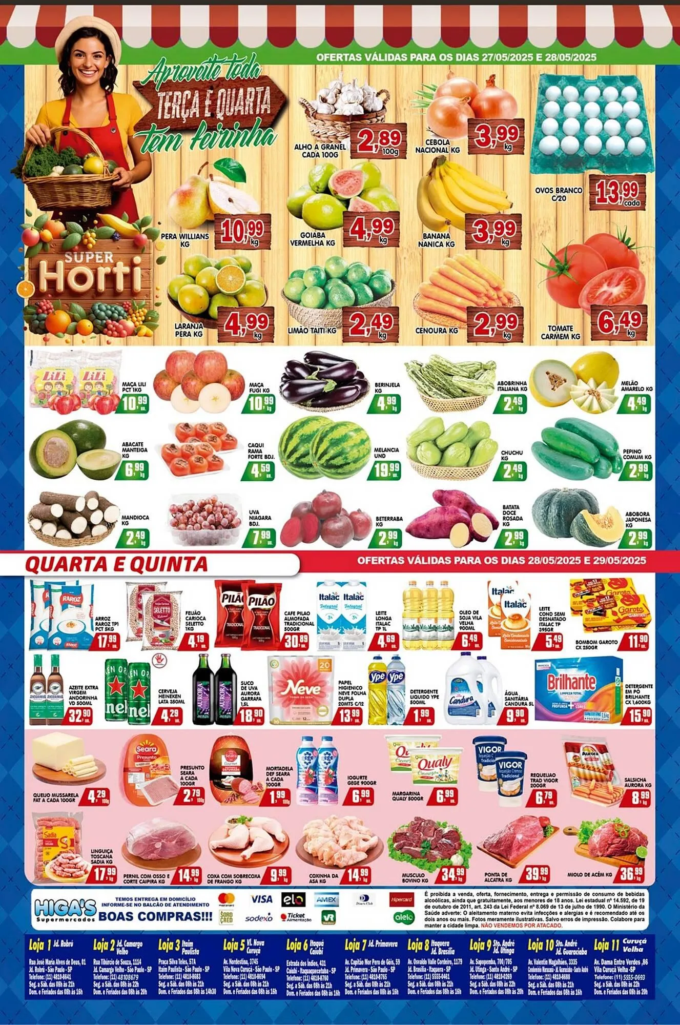 Encarte de Catálogo Higa's Supermercado 27 de maio até 3 de junho 2025 - Pagina 3