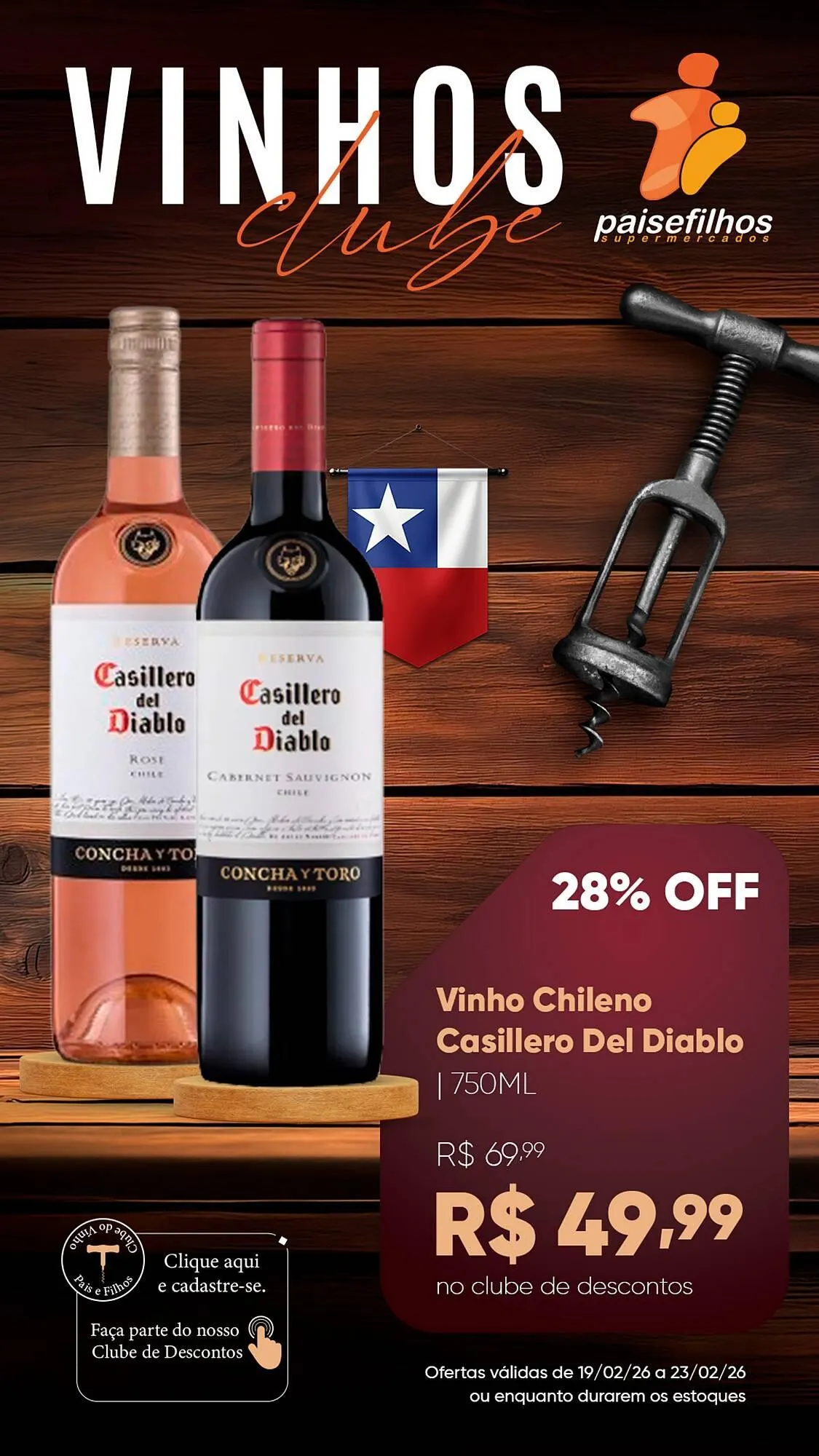 Encarte de Catálogo Pais e Filhos Supermercados 20 de fevereiro até 23 de fevereiro 2026 - Pagina 2