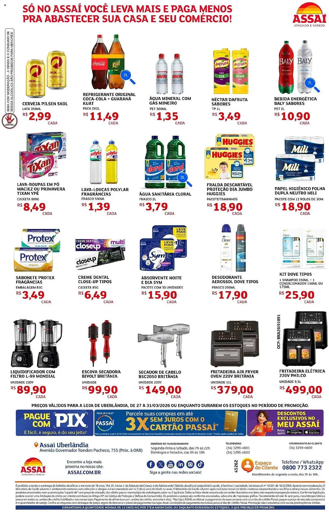Encarte de Encarte Assaí Atacadista 27 de março até 31 de março 2026 - Pagina 2
