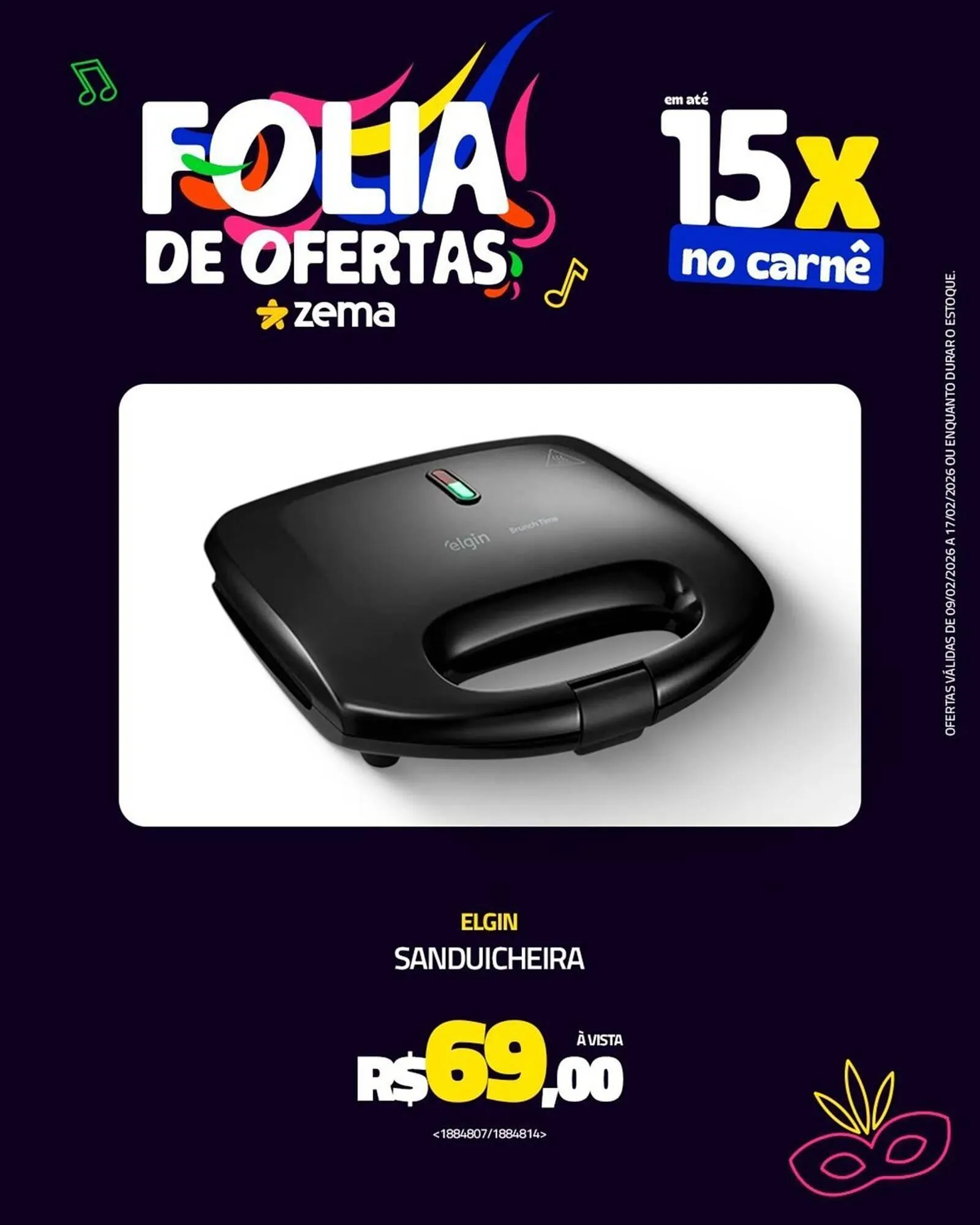 Encarte de Folheto Zema 9 de fevereiro até 17 de fevereiro 2026 - Pagina 3