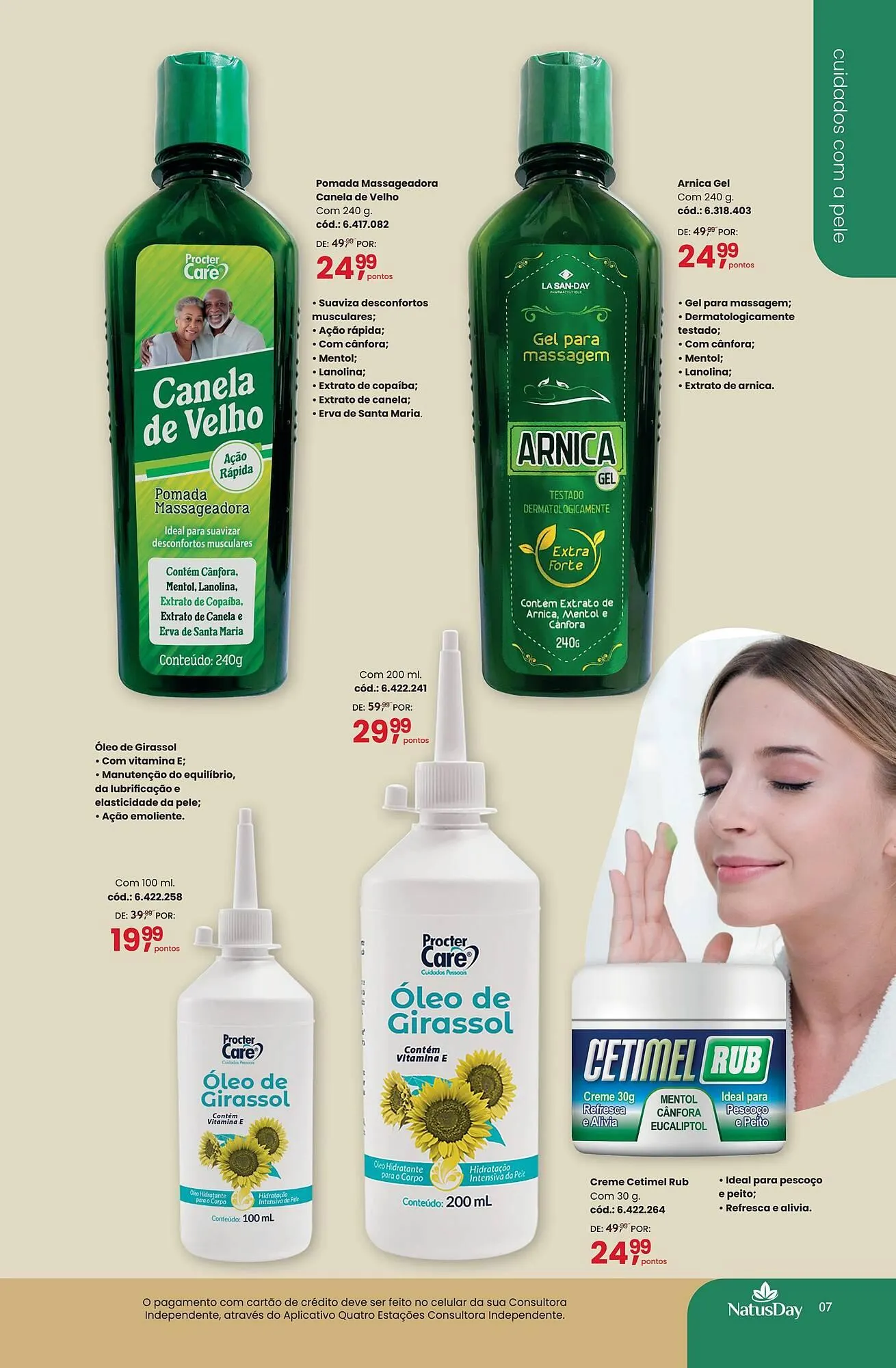 Encarte de Catálogo Quatro Estações 10 de março até 30 de junho 2025 - Pagina 7