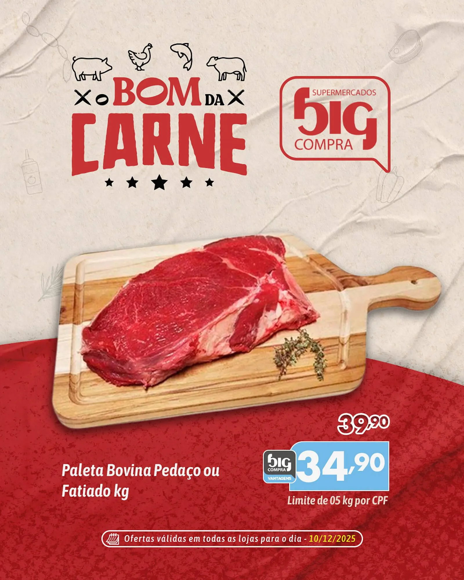 Encarte de Catálogo Supermercados Big Compra 10 de dezembro até 10 de dezembro 2025 - Pagina 3
