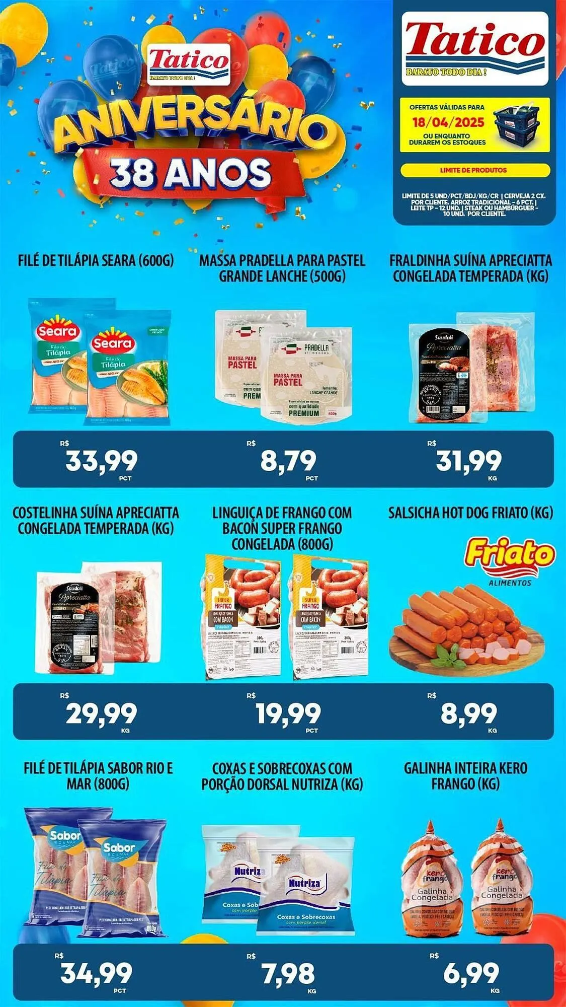 Encarte de Catálogo Tatico 18 de abril até 21 de abril 2025 - Pagina 18