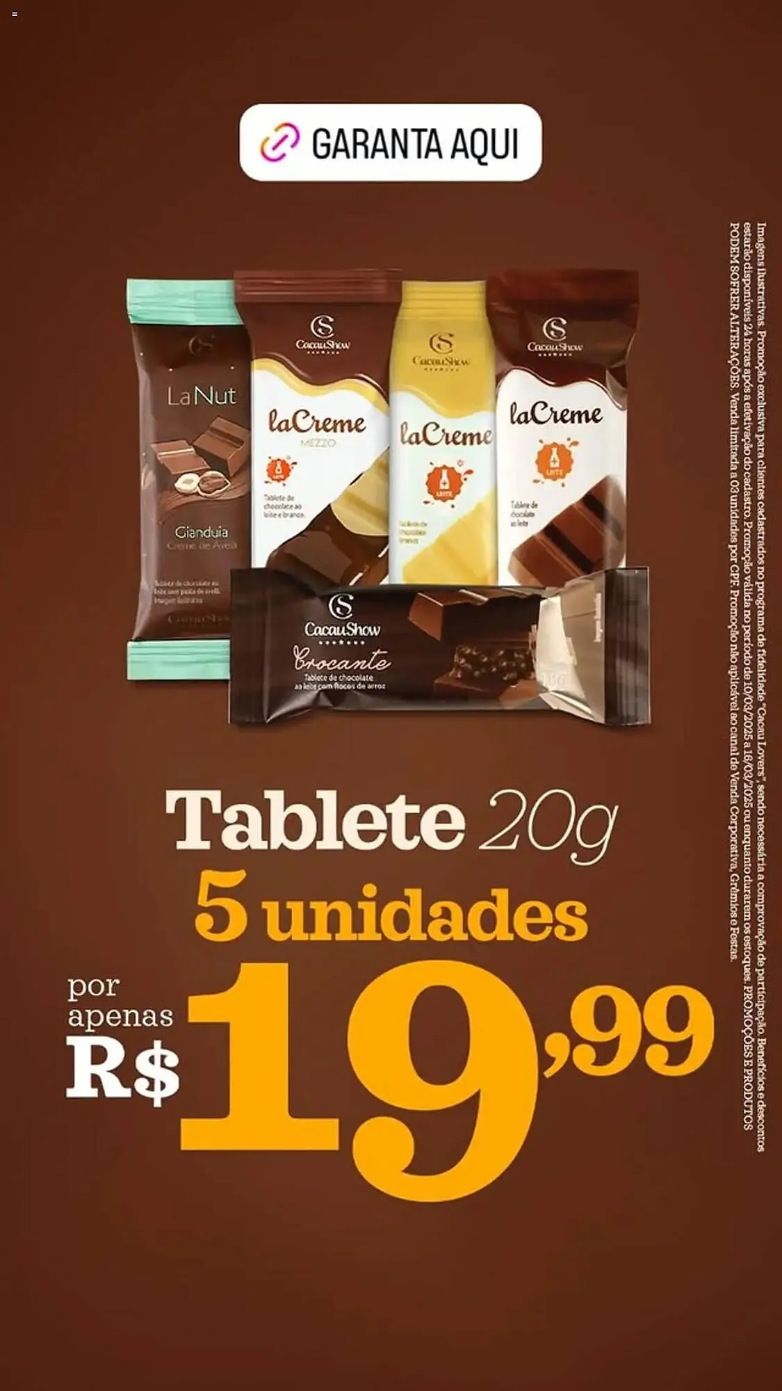 Encarte de Catálogo Cacau Show 10 de março até 16 de março 2025 - Pagina 3