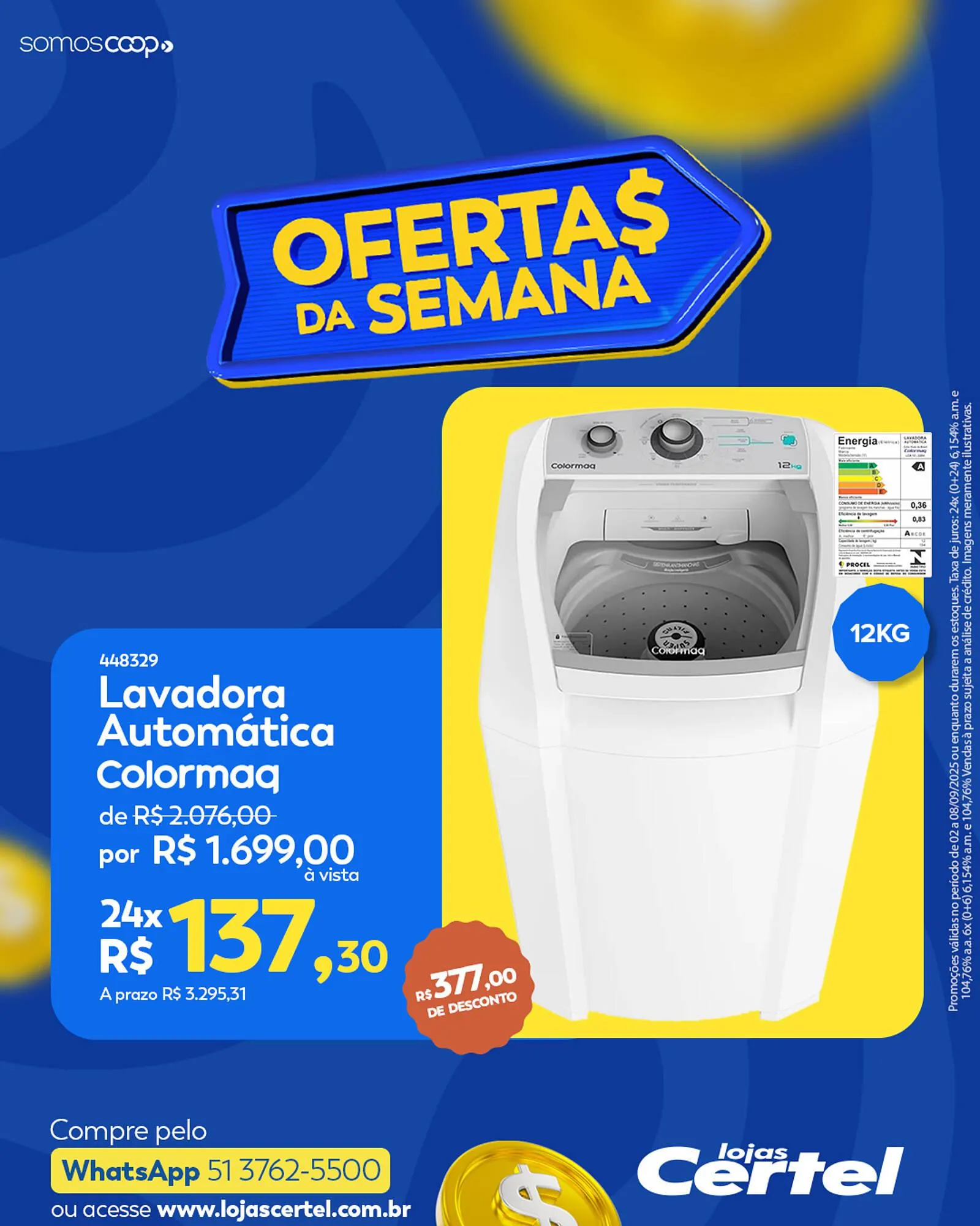 Encarte de Folheto Lojas Certel 2 de setembro até 8 de setembro 2025 - Pagina 3