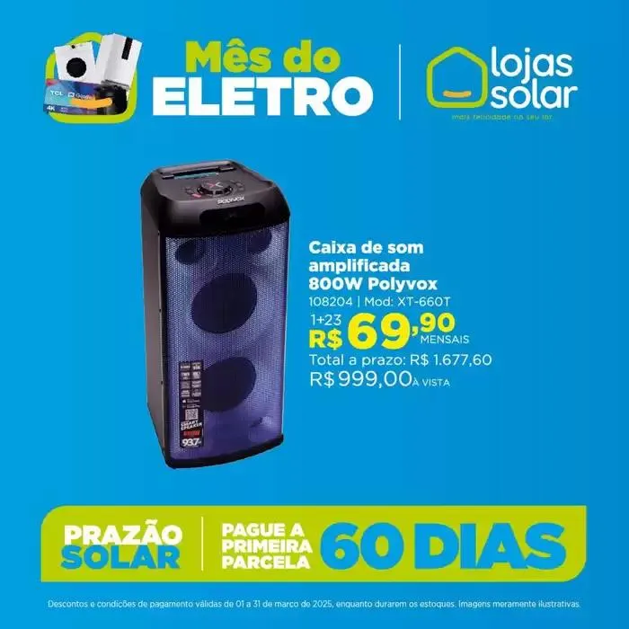 Encarte de Encarte Lojas Solar 7 de março até 31 de março 2025 - Pagina 7