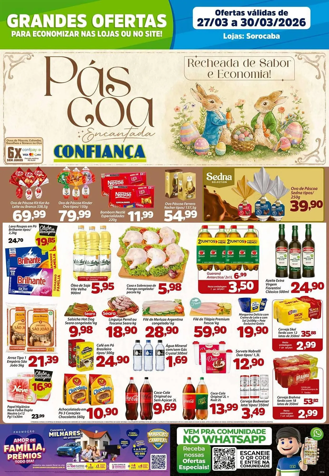 Encarte de Catálogo Confiança Supermercados 27 de março até 30 de março 2026 - Pagina 1