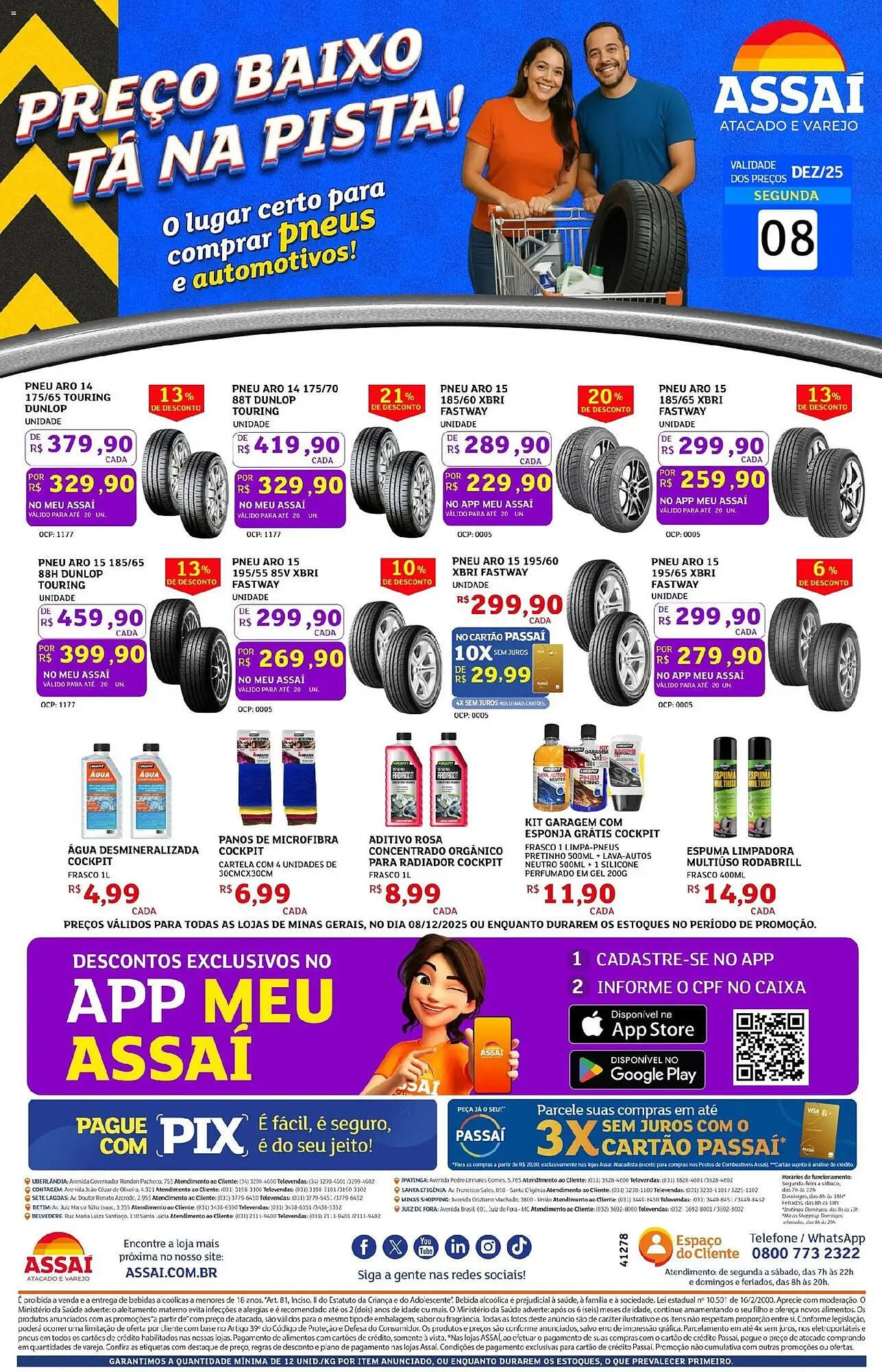 Encarte de Encarte Assaí Atacadista 8 de dezembro até 8 de dezembro 2025 - Pagina 1