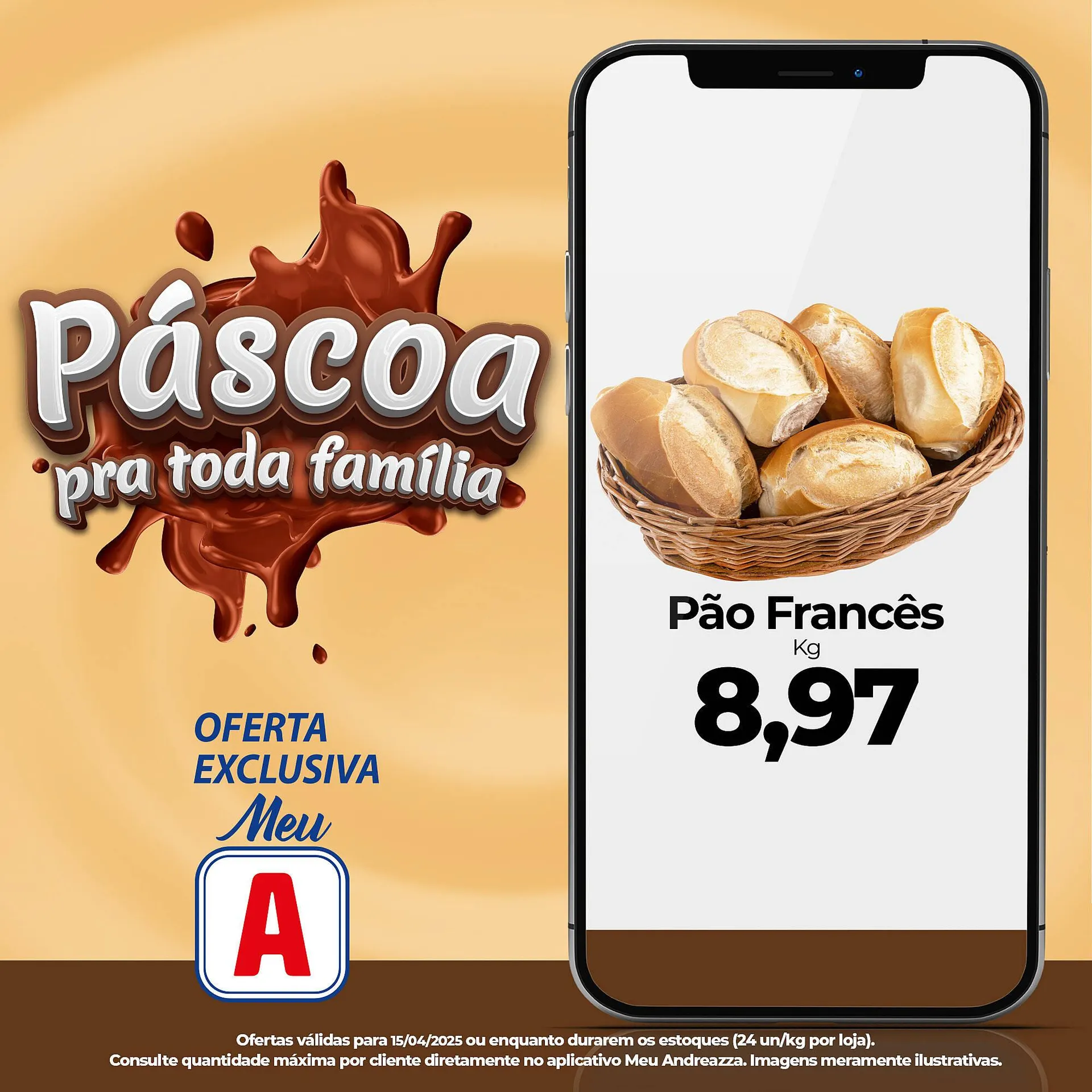 Encarte de Catálogo Supermercados Andreazza 14 de abril até 15 de abril 2025 - Pagina 1