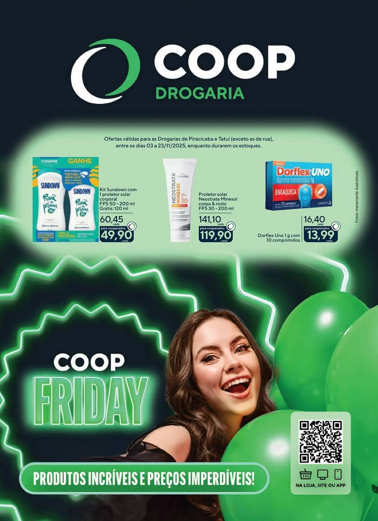 Encarte de Catálogo Drogaria Coop 3 de novembro até 23 de novembro 2025 - Pagina 1