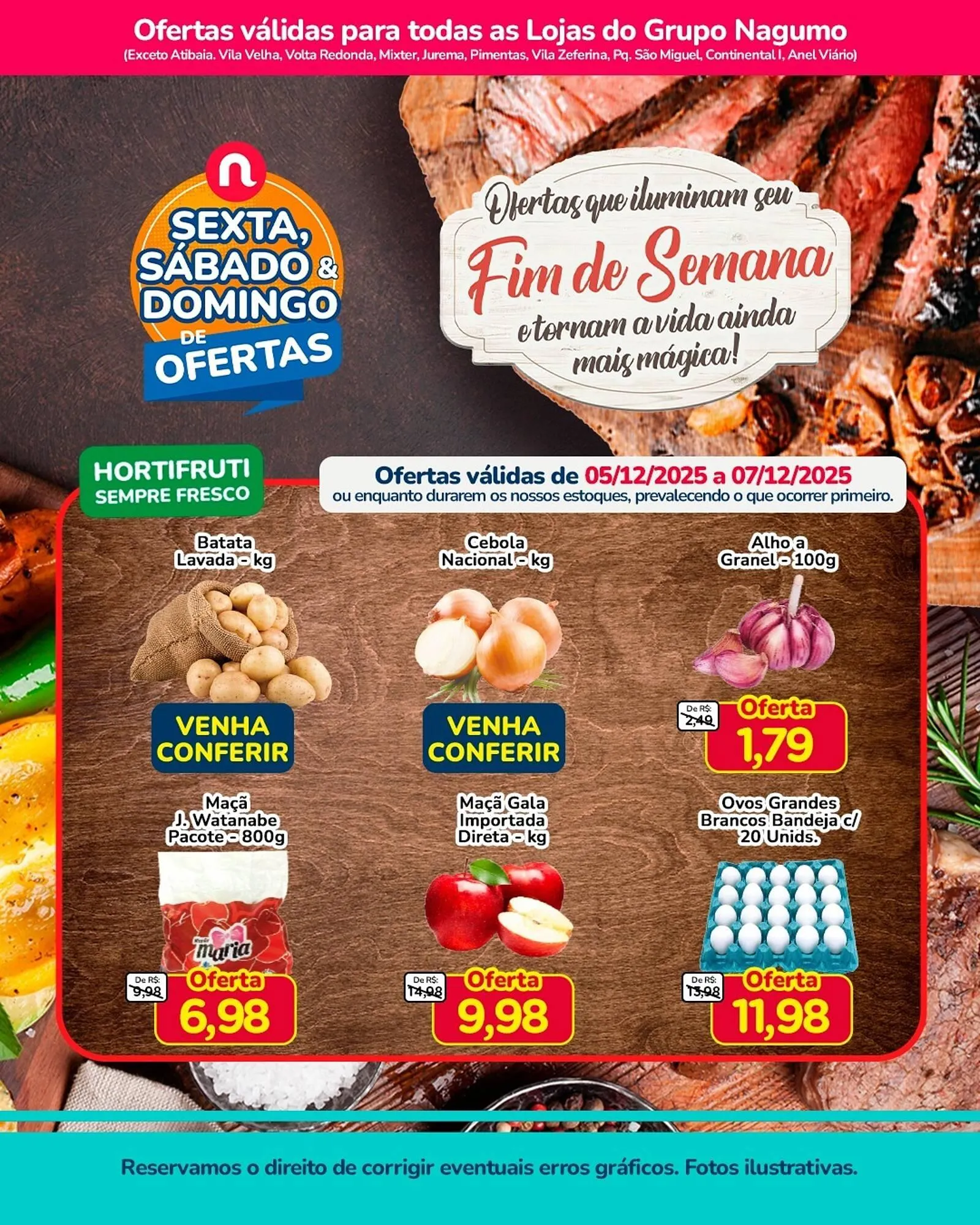 Encarte de Folheto Nagumo 5 de dezembro até 7 de dezembro 2025 - Pagina 1