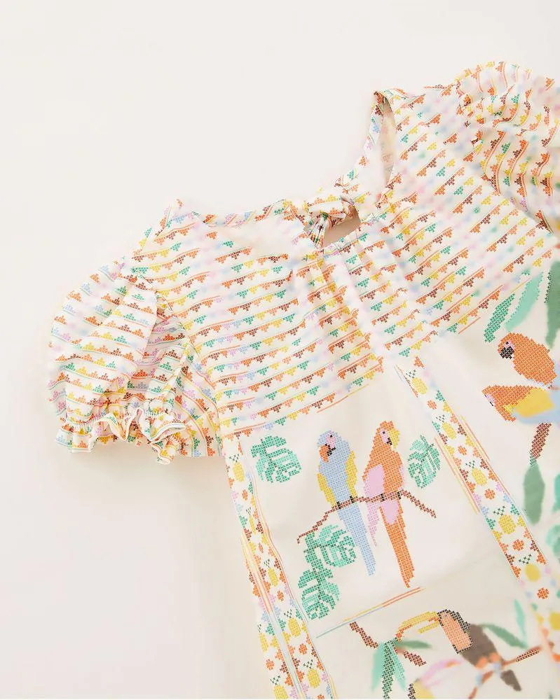 Vestido Bebe Tropica Mini