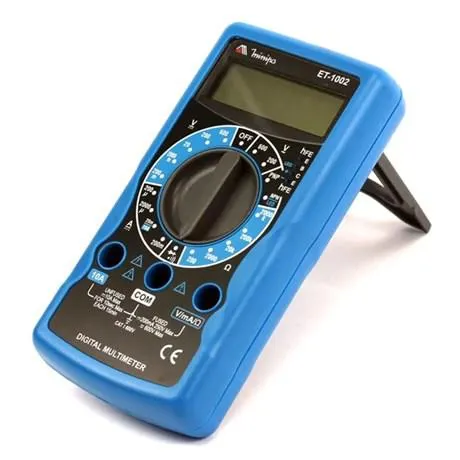 Multímetro Digital 600/600V AC/DC CAT I ET-1002 MINIPA