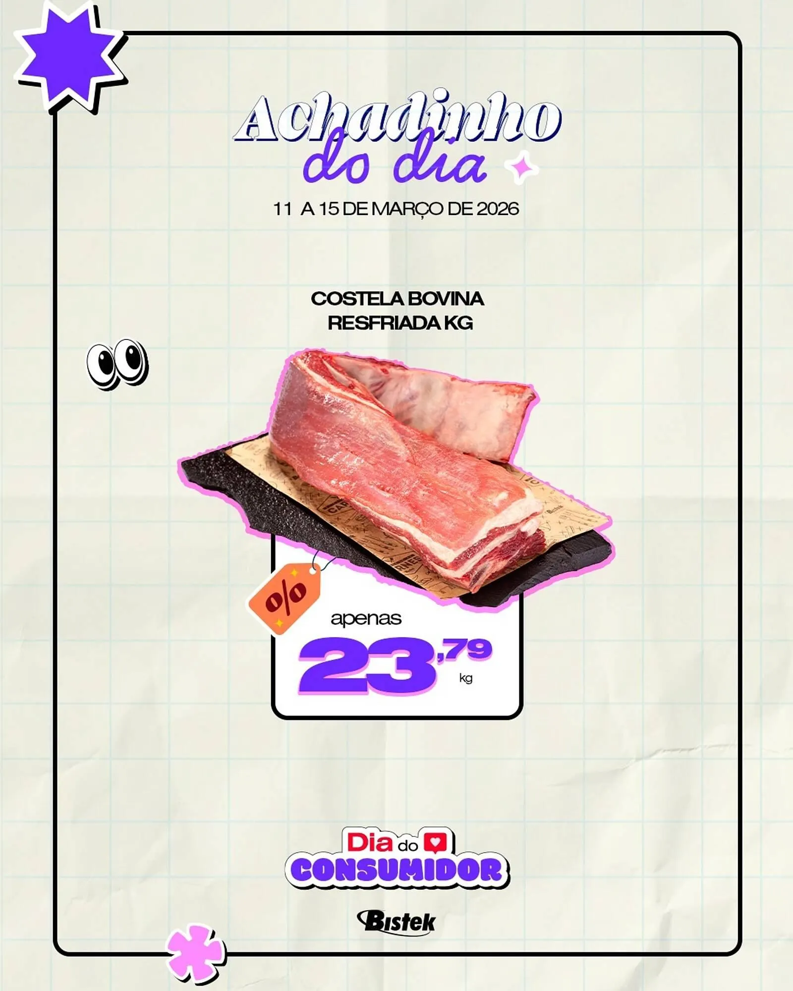 Encarte de Encarte Bistek Supermercados 12 de março até 15 de março 2026 - Pagina 2