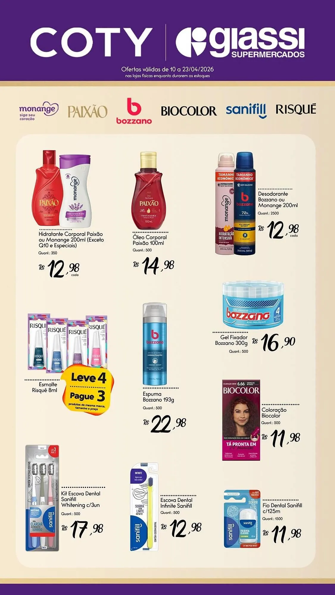 Encarte de Encarte Giassi Supermercados 10 de abril até 23 de abril 2026 - Pagina 1