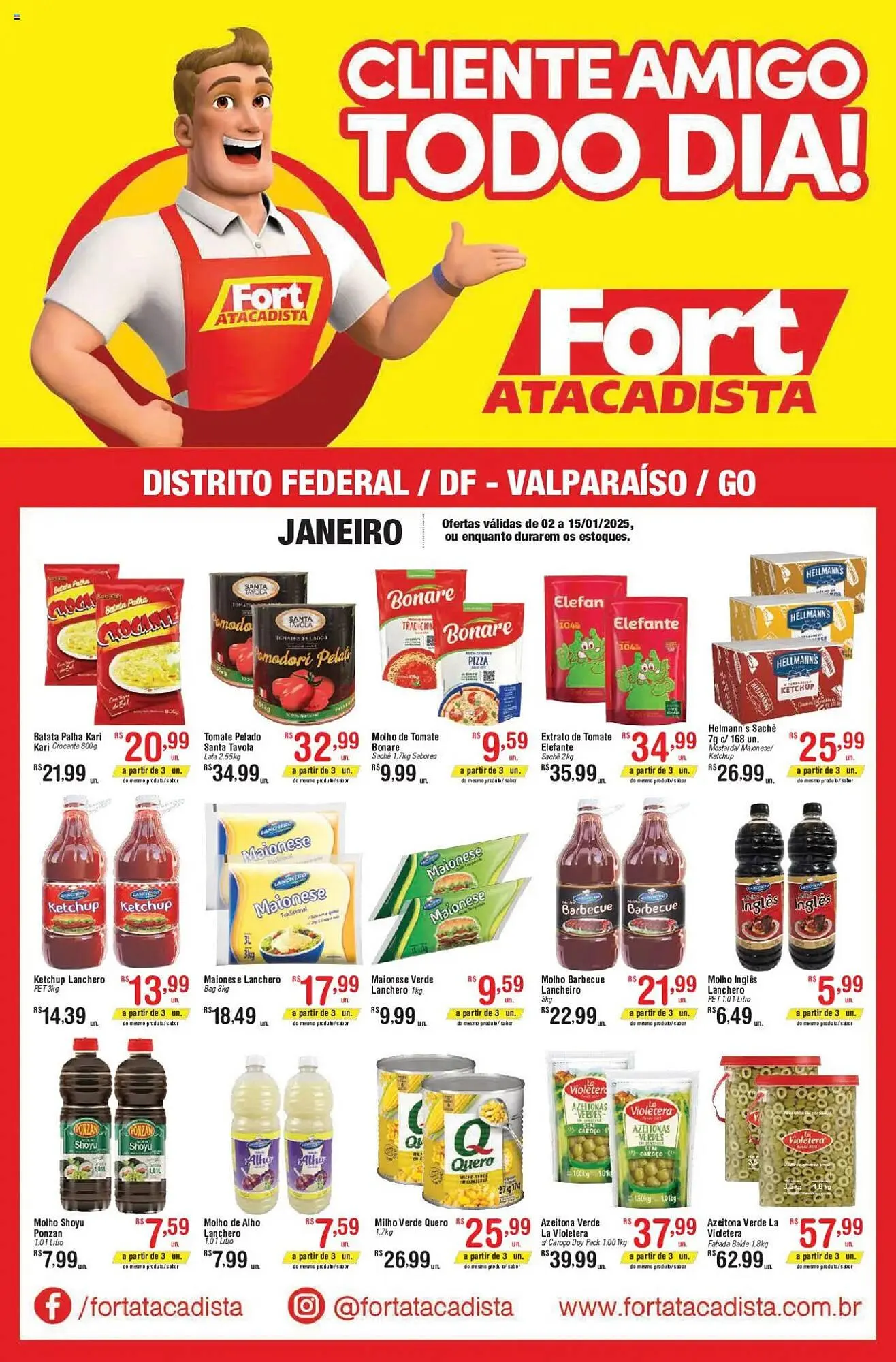 Encarte de Catálogo Fort Atacadista 2 de janeiro até 15 de janeiro 2025 - Pagina 1