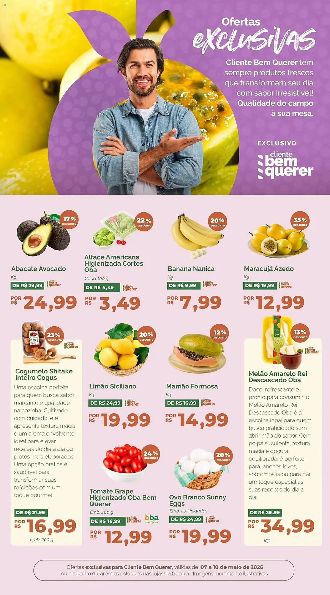Encarte de Folheto Oba Hortifruti 7 de maio até 10 de maio 2026 - Pagina 4