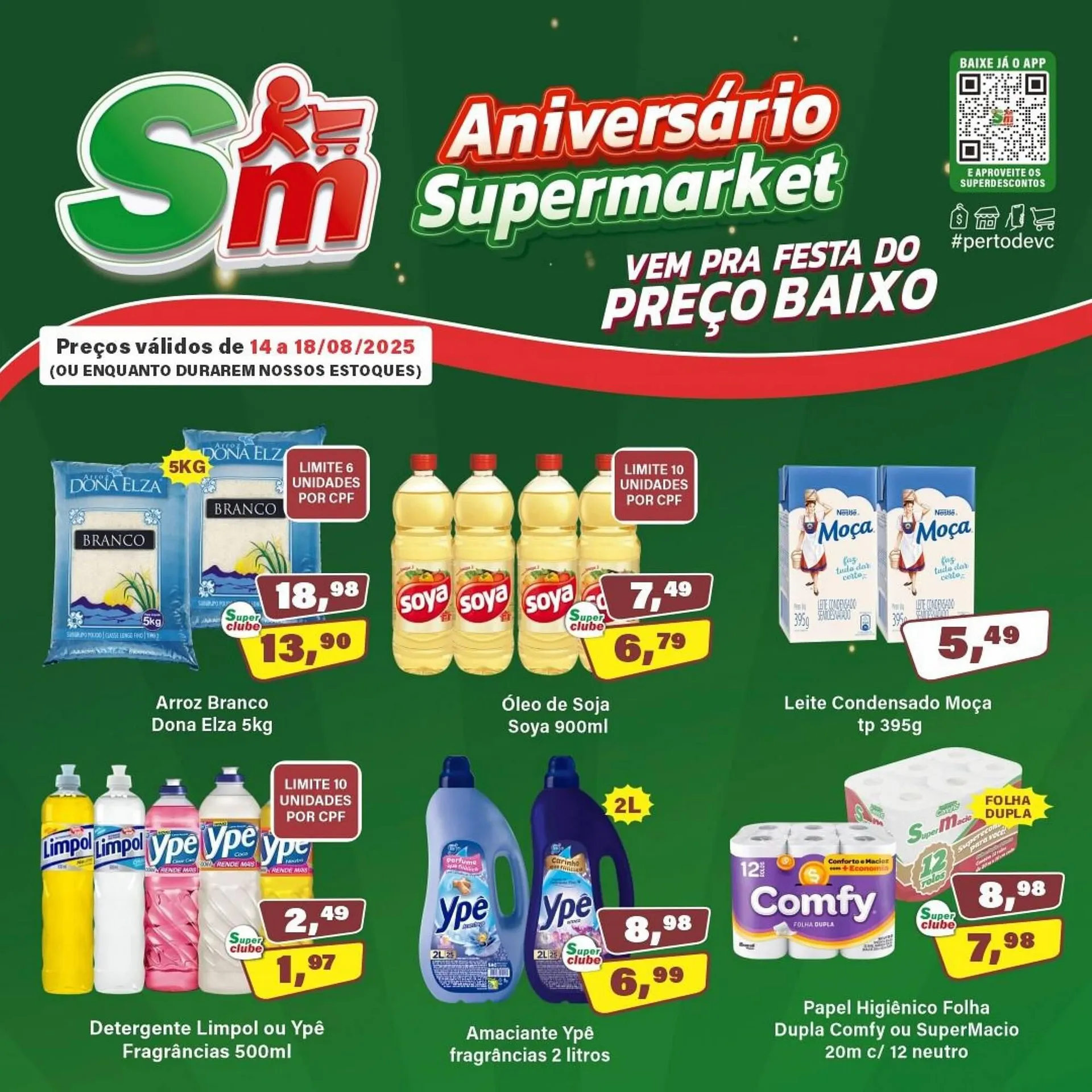 Encarte de Catálogo Floresta Supermercados 15 de agosto até 18 de agosto 2025 - Pagina 1