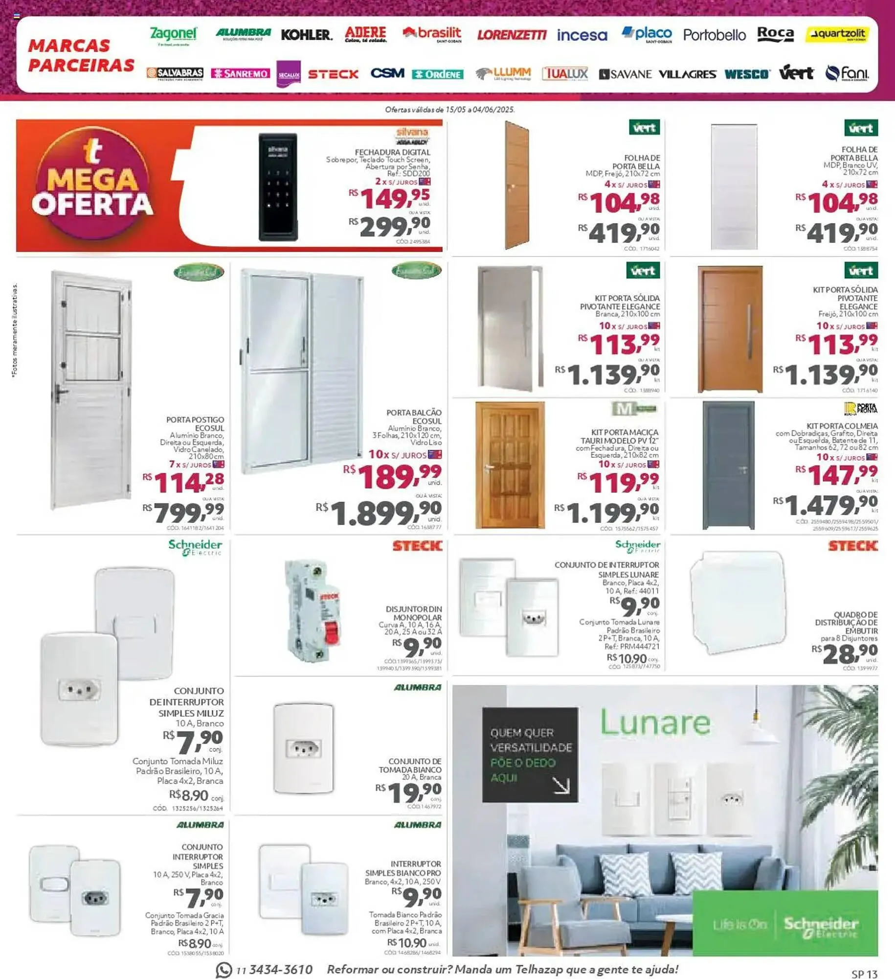 Encarte de Catálogo Telhanorte 15 de maio até 5 de junho 2025 - Pagina 13