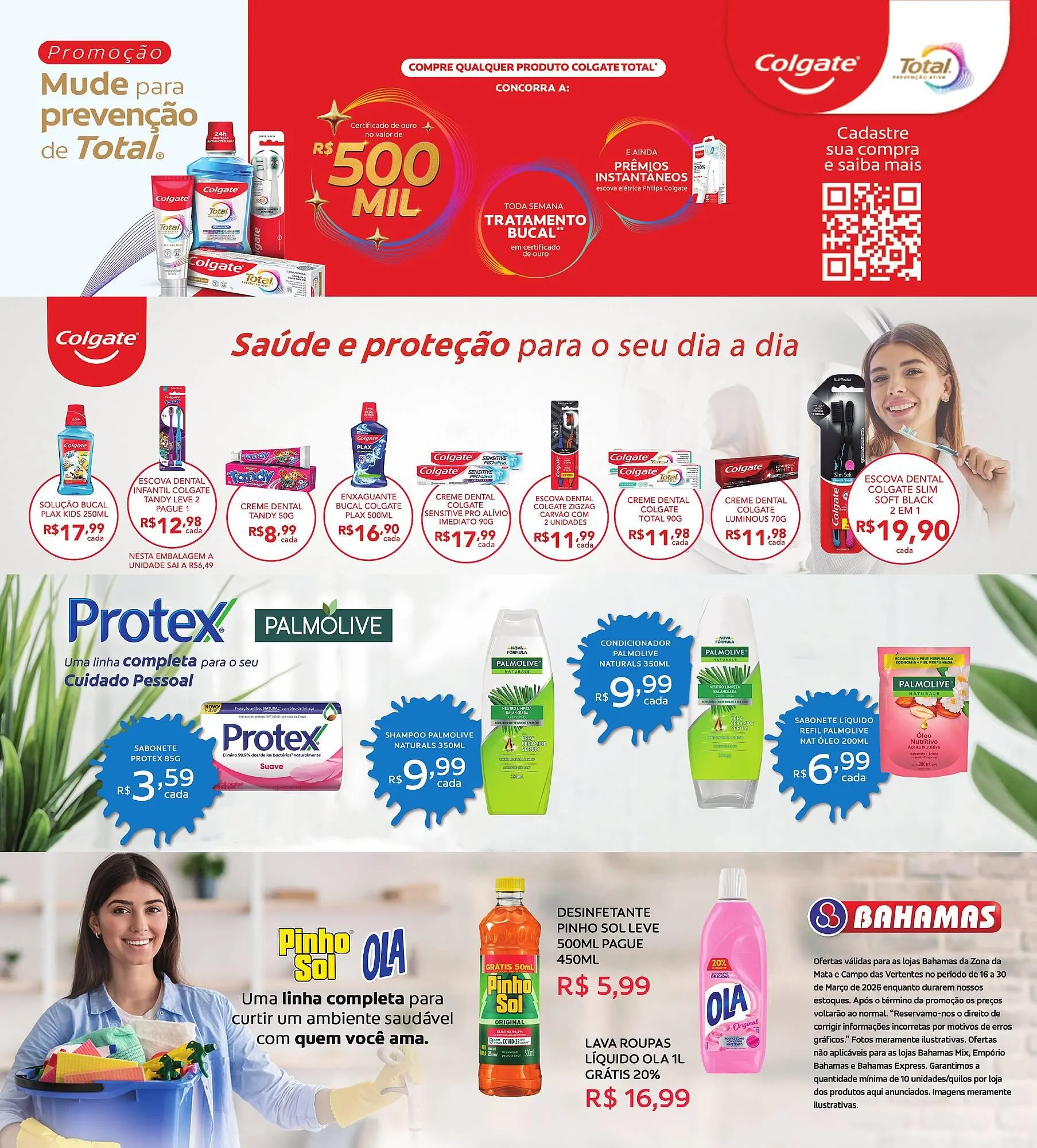 Encarte de Catálogo Bahamas Supermercados 24 de março até 30 de março 2026 - Pagina 1