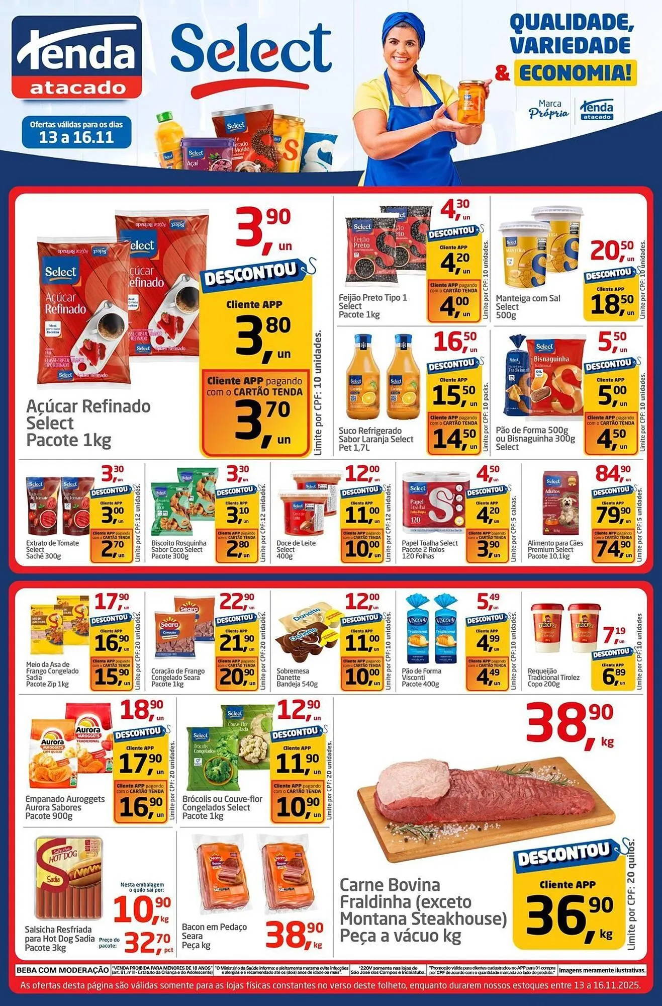 Encarte de Folheto Tenda Atacado 13 de novembro até 16 de novembro 2025 - Pagina 2