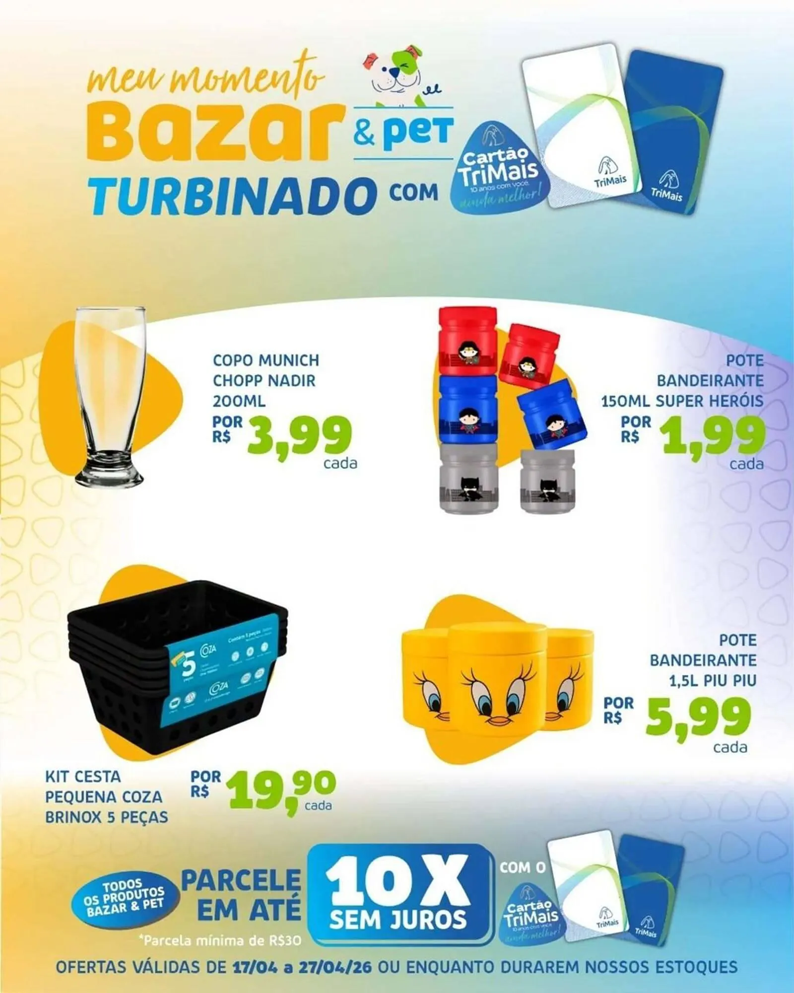 Encarte de Catálogo Trimais Supermercado 17 de abril até 27 de abril 2026 - Pagina 3