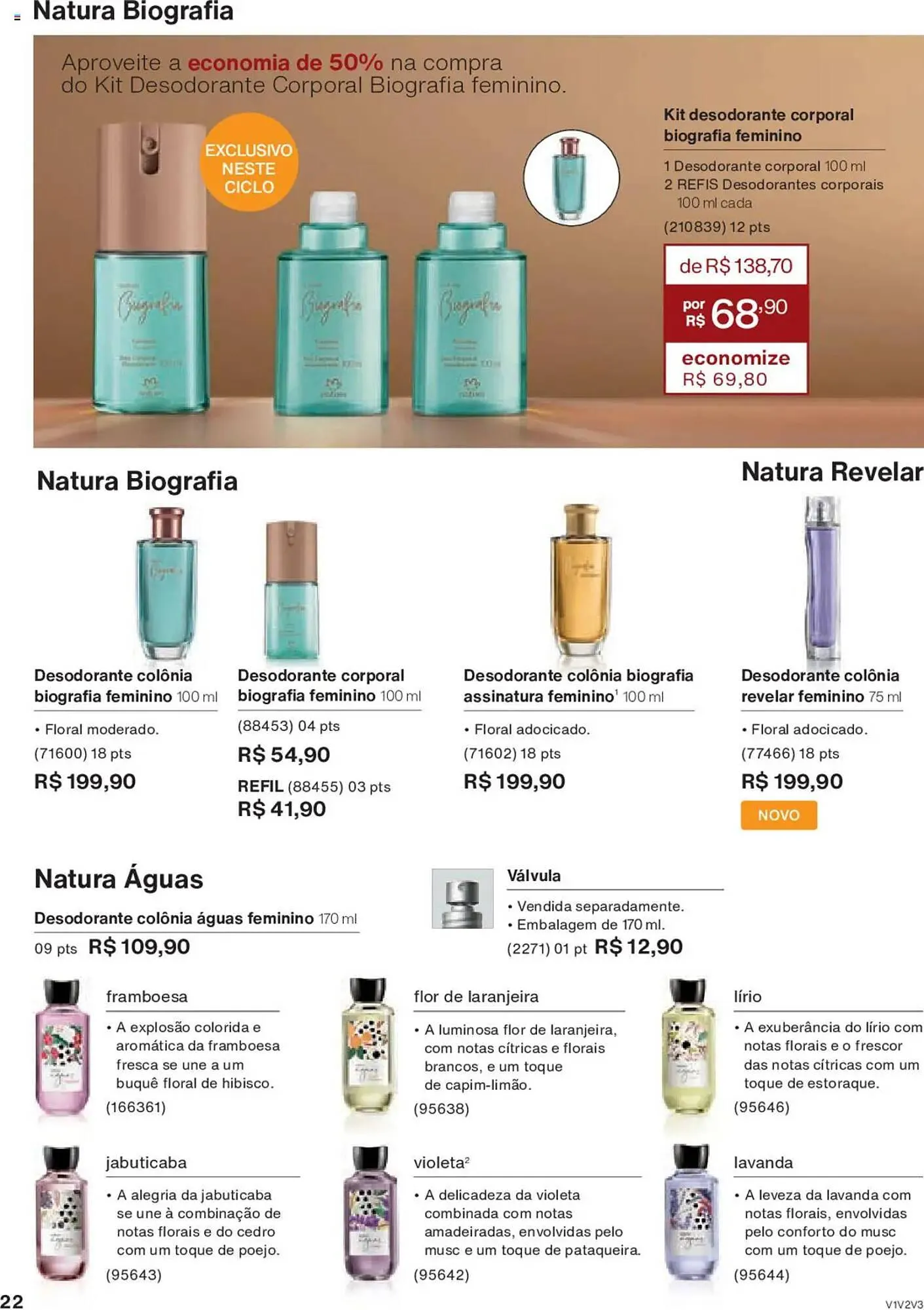 Encarte de Catálogo Natura 8 de julho até 5 de agosto 2025 - Pagina 22