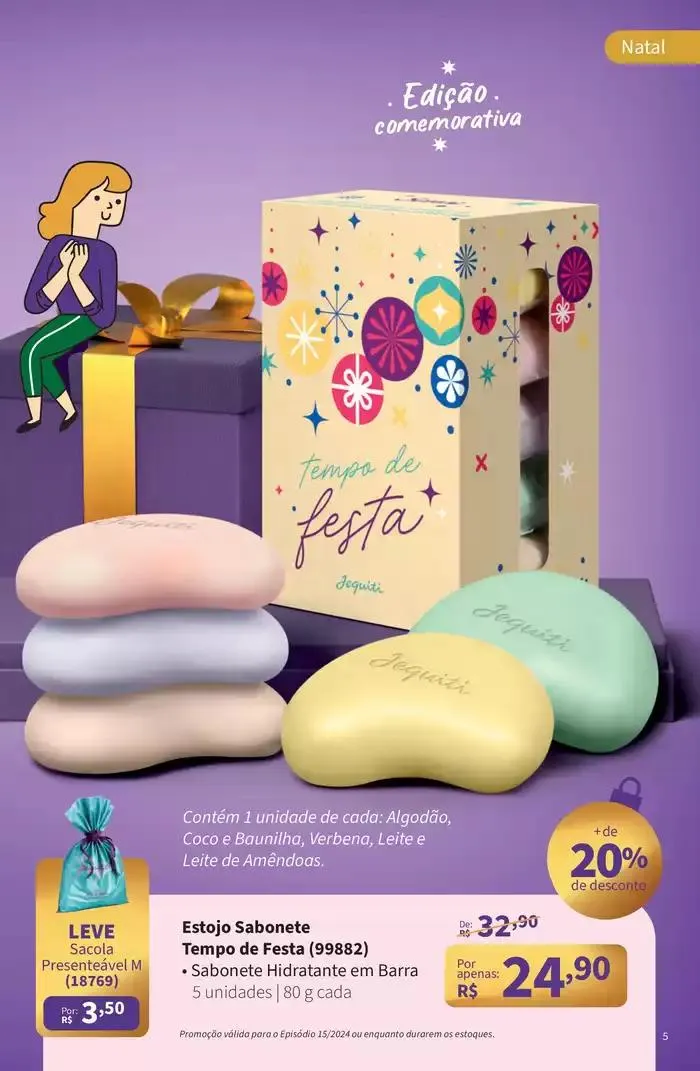 Encarte de Natal Jequiti 1 de novembro até 30 de novembro 2024 - Pagina 5