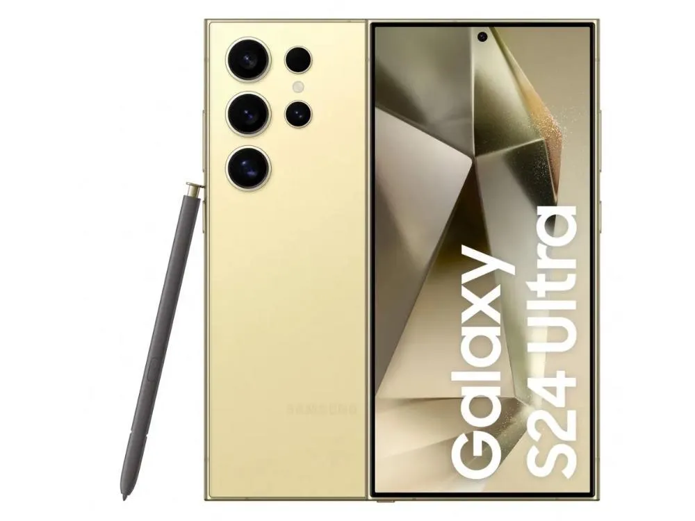 Smartphone Samsung Galaxy S24 Ultra Titânio Creme 256GB, Inteligência Artificial, Tela de 6.8", 12GB RAM, S Pen, Processador Snapdragon 8 Gen 3