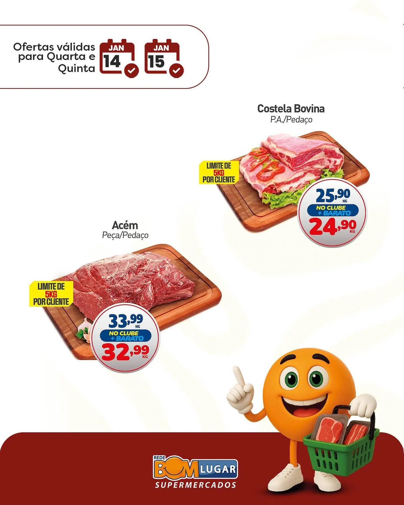 Encarte de Folheto Rede Bom Lugar 14 de janeiro até 15 de janeiro 2026 - Pagina 1