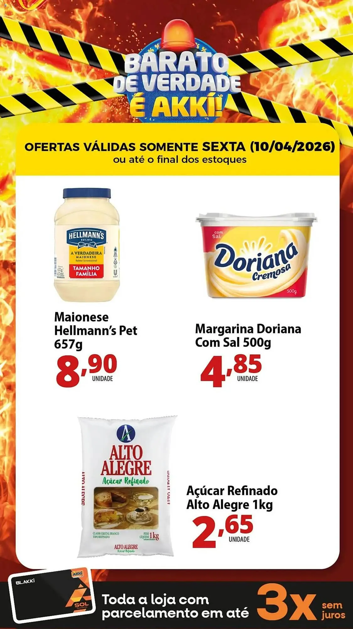 Encarte de Folheto Akki Atacadista 10 de abril até 11 de abril 2026 - Pagina 3