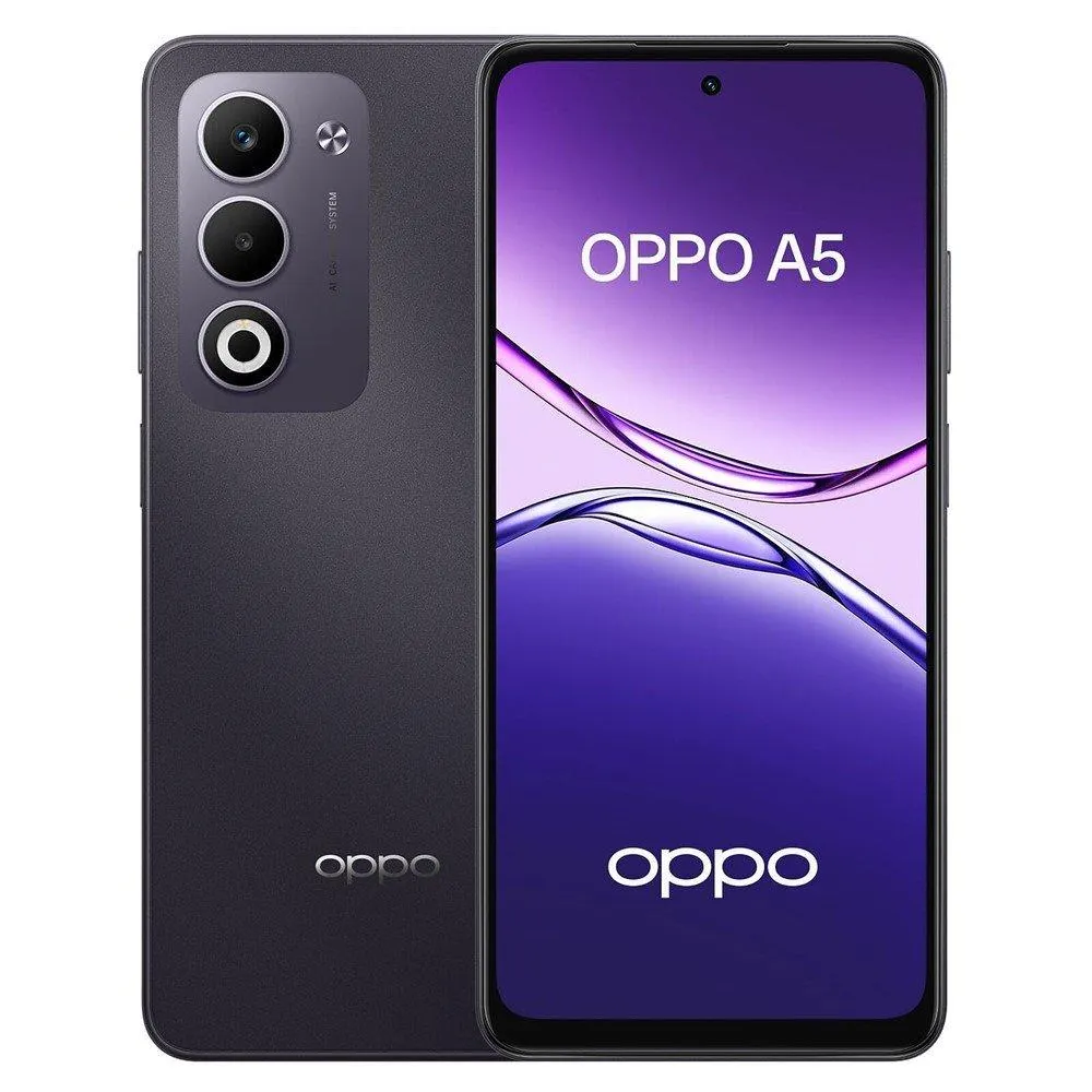 Smartphone OPPO A5 4G Android Tela 6.67" 256GB Câmera 50MP+2MP Qualcomm Snapdragon 6s 4G Gen1 Octa-core Roxo (Código 637092)