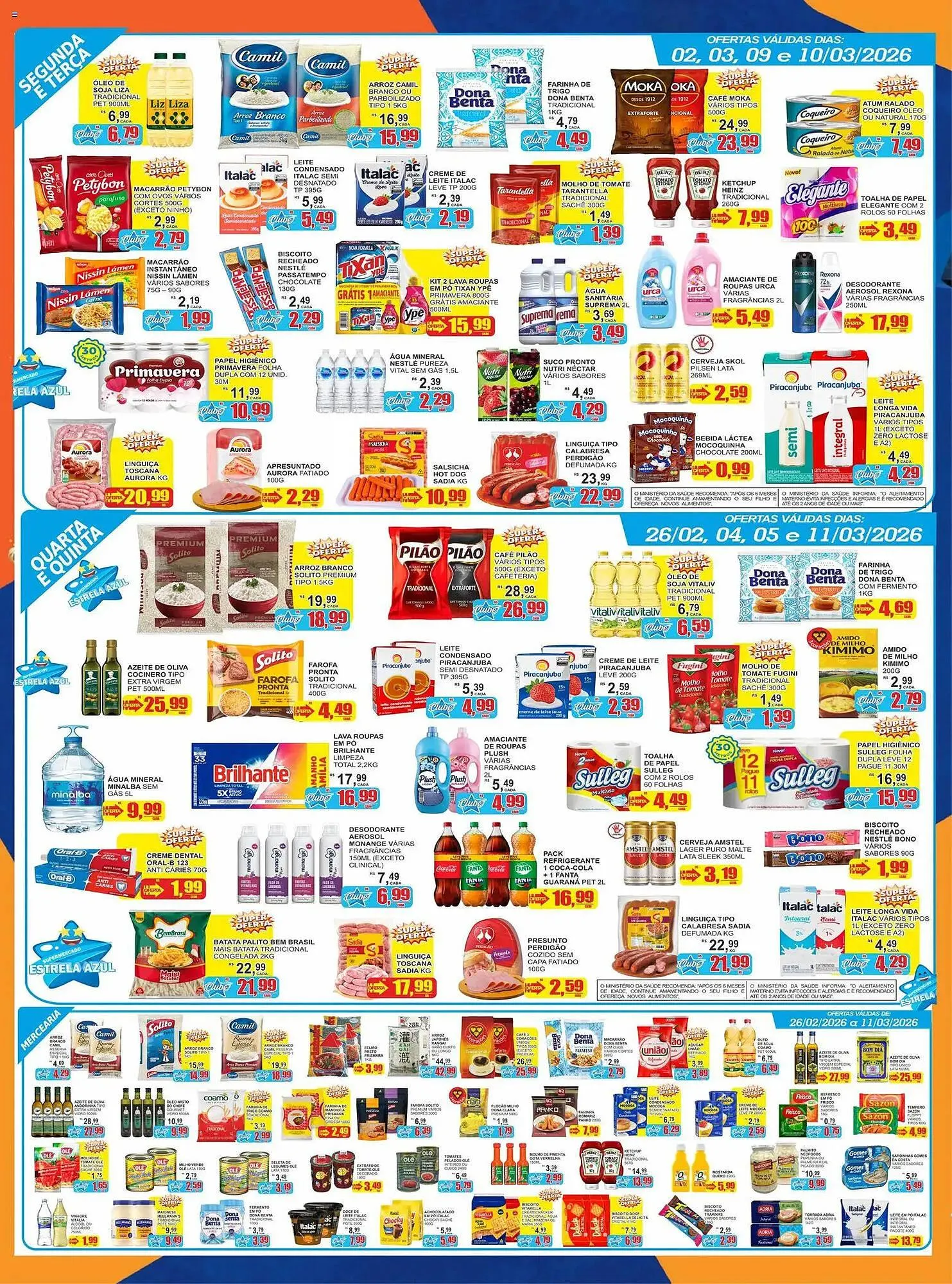 Encarte de Folheto Supermercado Estrela Azul 26 de fevereiro até 11 de março 2026 - Pagina 2