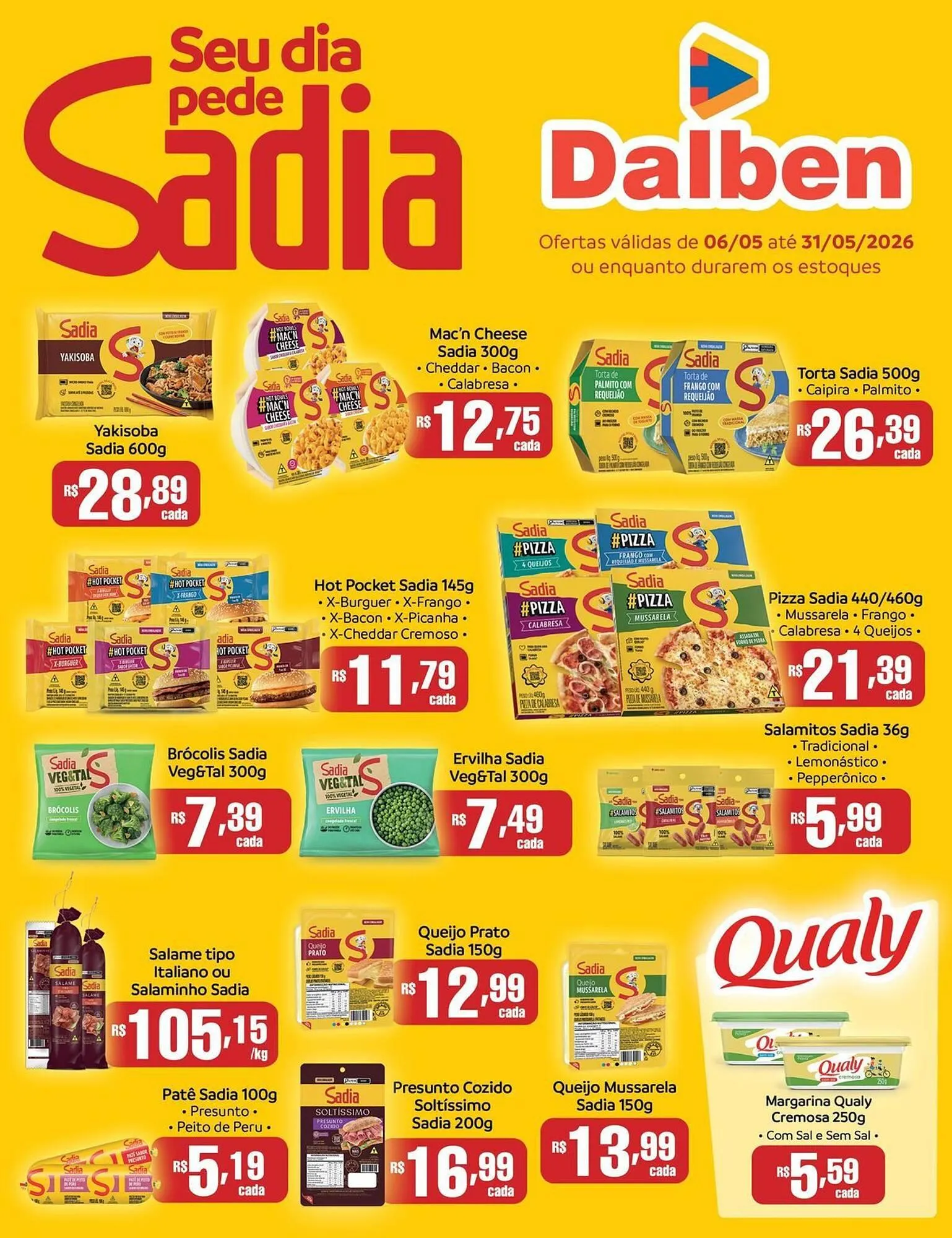 Encarte de Catálogo Supermercado Dalben 6 de maio até 31 de maio 2026 - Pagina 1