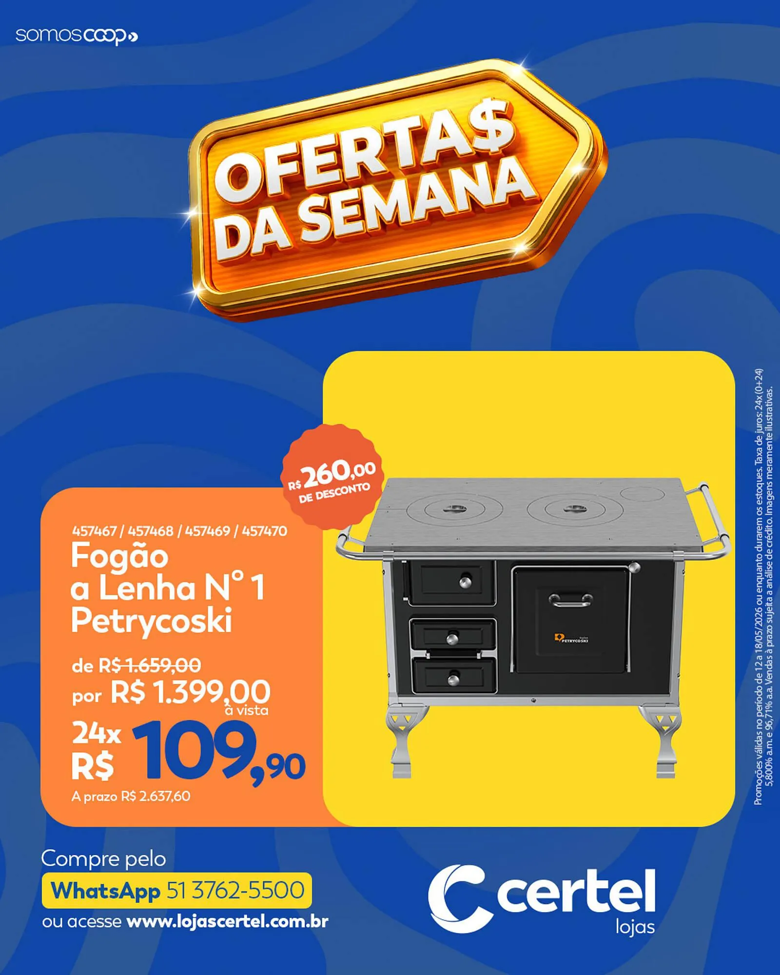 Encarte de Folheto Lojas Certel 12 de maio até 18 de maio 2026 - Pagina 3