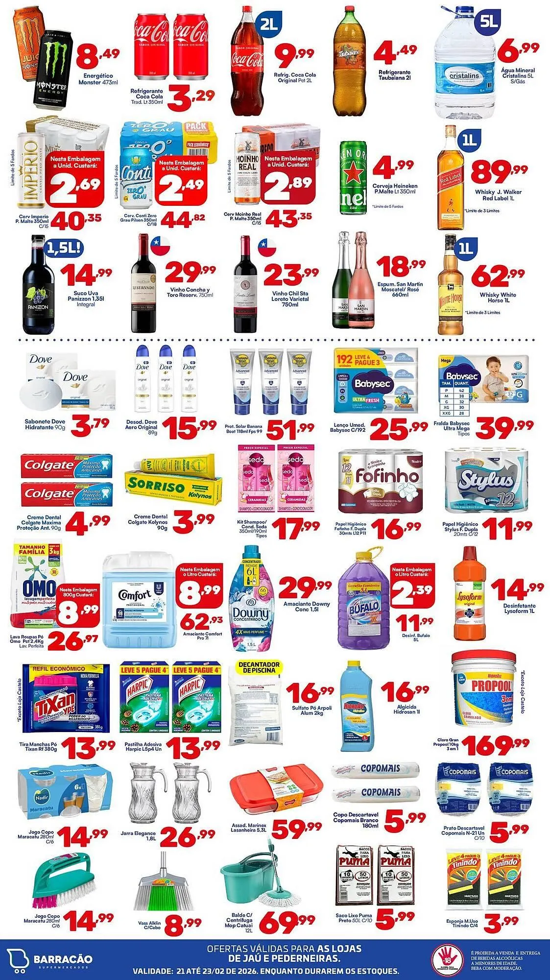 Encarte de Catálogo Barracão Supermercado 21 de fevereiro até 23 de fevereiro 2026 - Pagina 4
