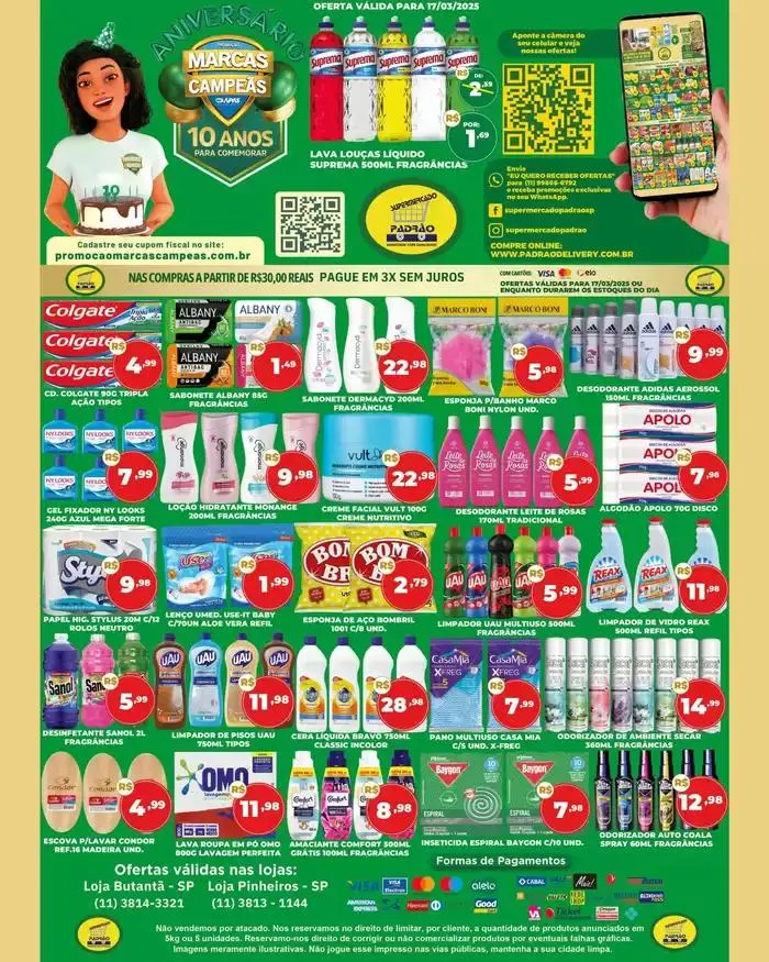 Encarte de Encarte Supermercado Padrão 18 de março até 20 de março 2025 - Pagina 5