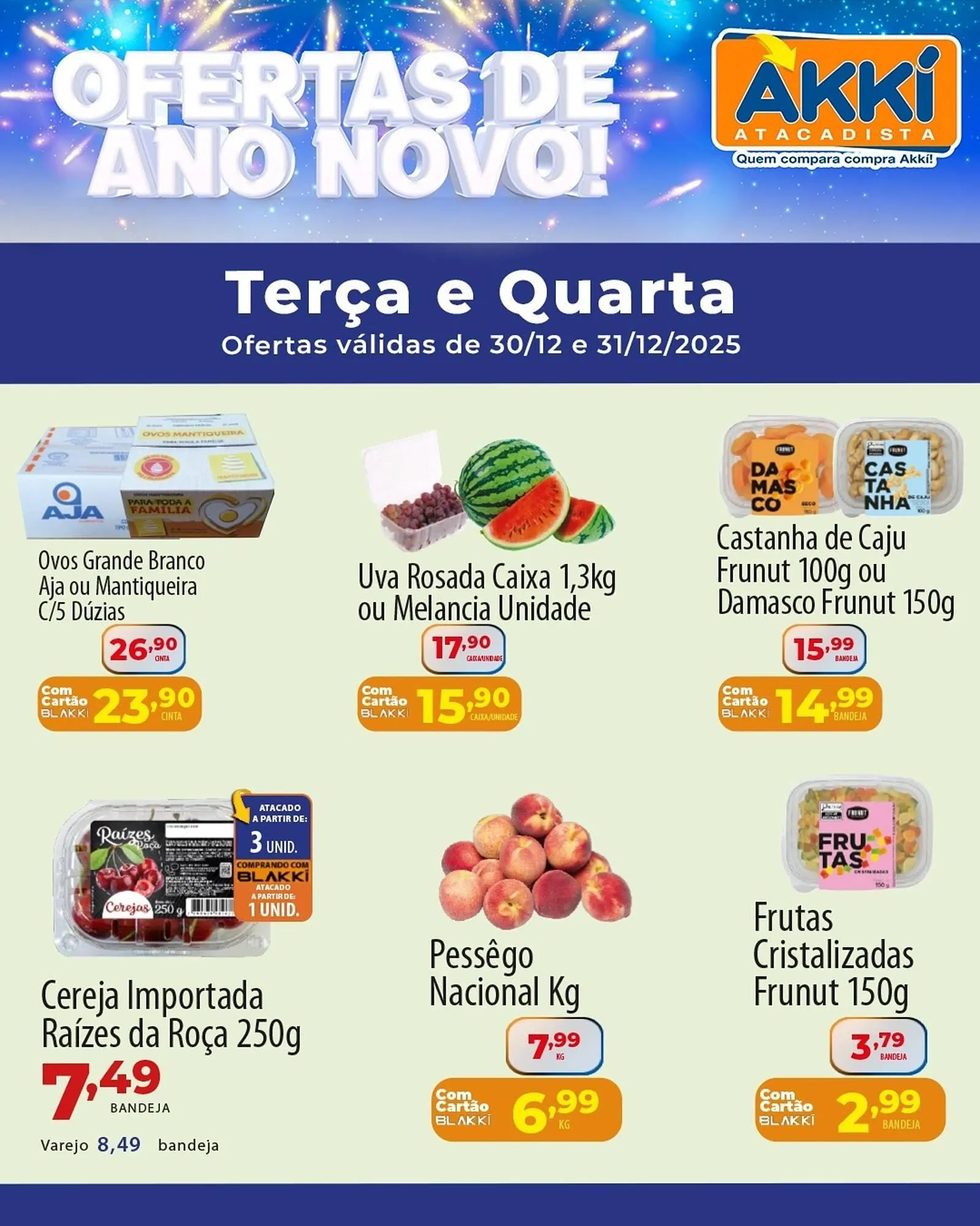 Encarte de Folheto Akki Atacadista 30 de dezembro até 31 de dezembro 2025 - Pagina 1