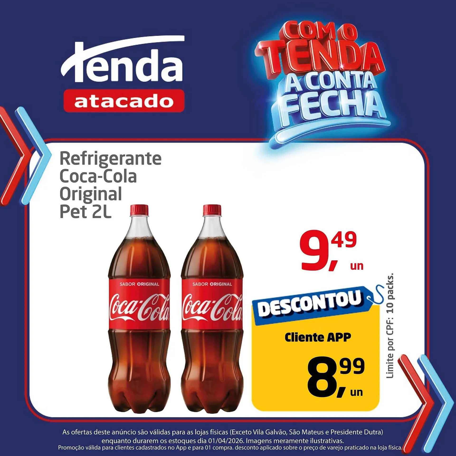 Encarte de Folheto Tenda Atacado 1 de abril até 1 de abril 2026 - Pagina 1