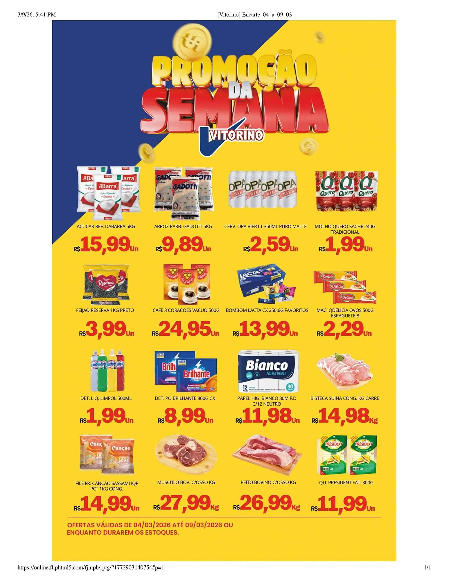 Catálogo Supermercado Vitorino - 1