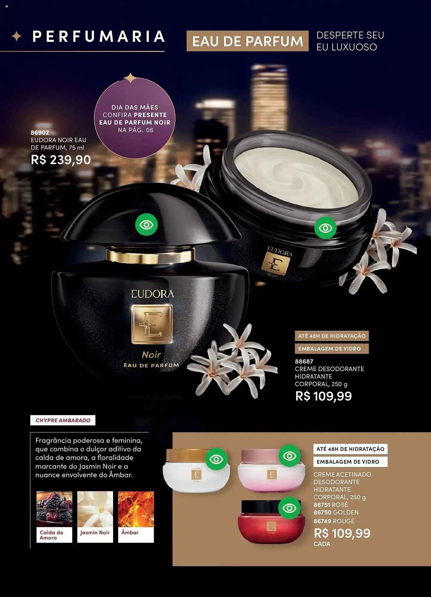 Encarte de Catálogo Eudora 11 de março até 10 de abril 2026 - Pagina 76