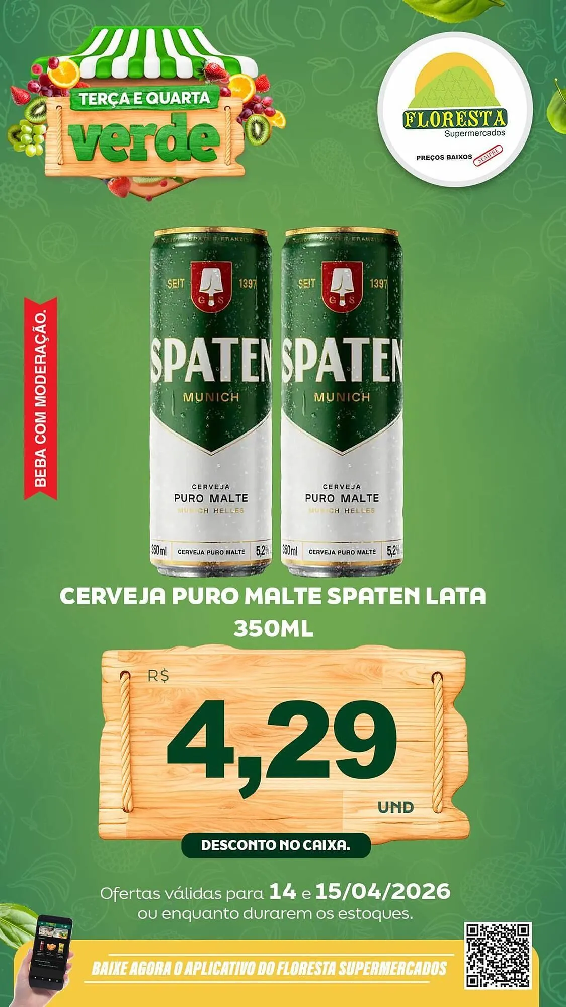 Encarte de Catálogo Floresta Supermercados 14 de abril até 15 de abril 2026 - Pagina 30