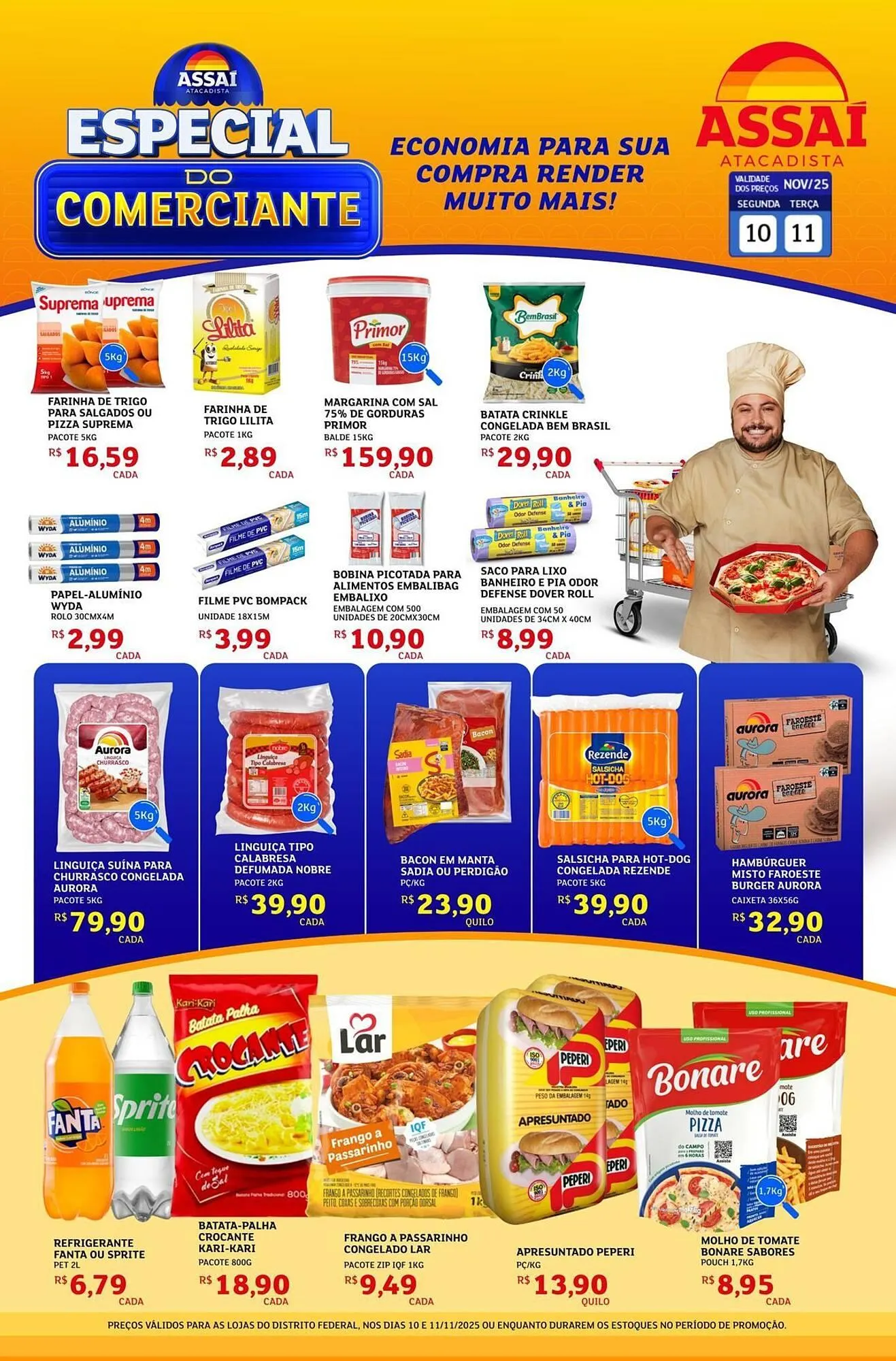 Encarte de Encarte Assaí Atacadista 10 de novembro até 11 de novembro 2025 - Pagina 1