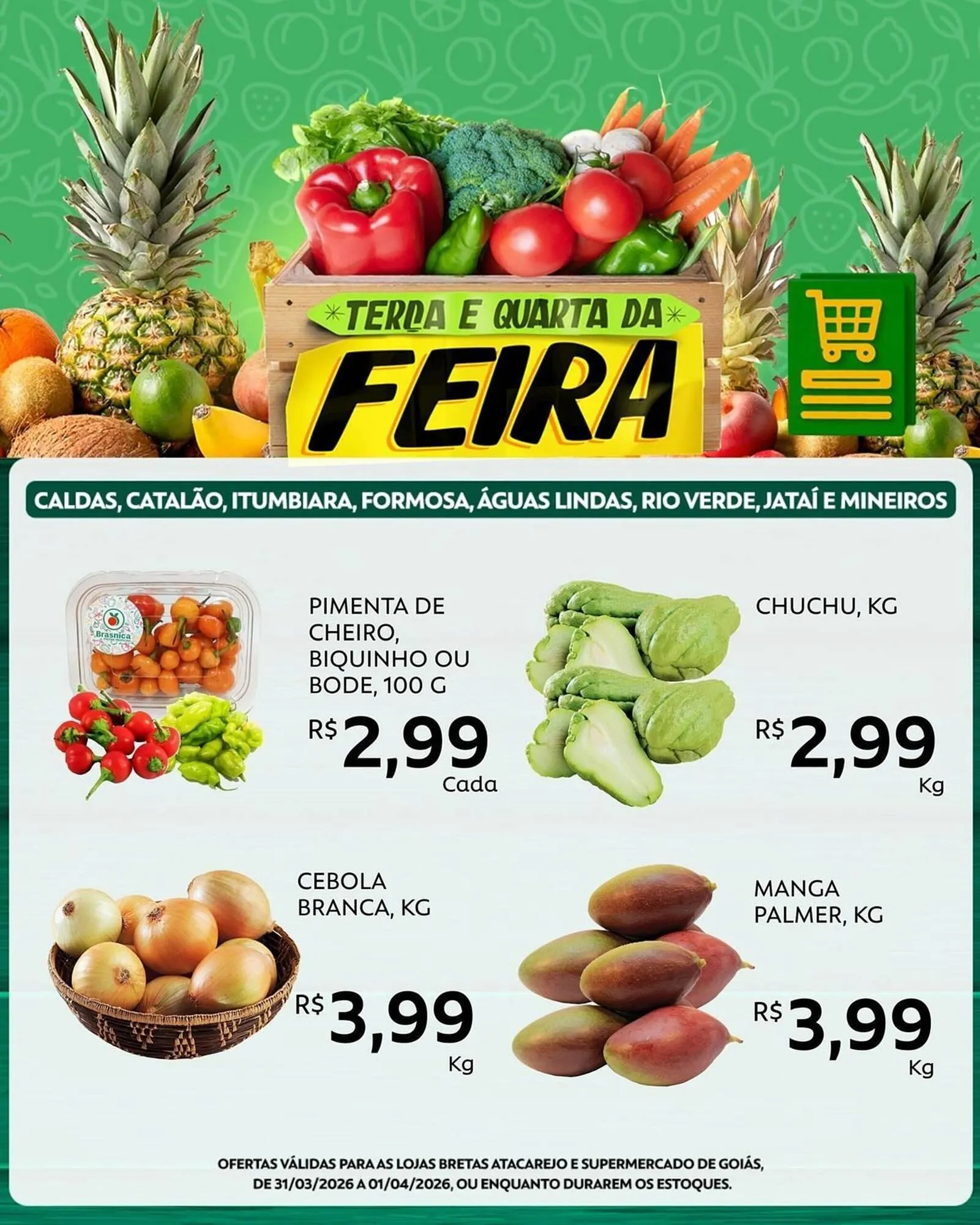Encarte de Catálogo Supermercados Bretas 30 de março até 14 de abril 2026 - Pagina 2