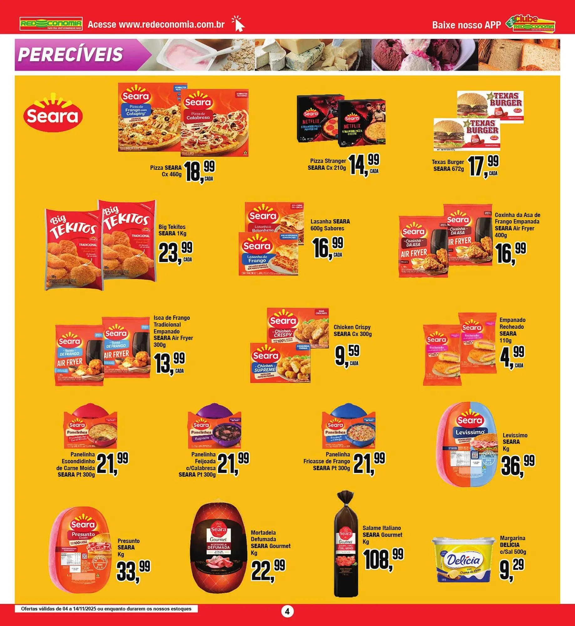 Encarte de Encarte Rede Economia 5 de novembro até 14 de novembro 2025 - Pagina 4