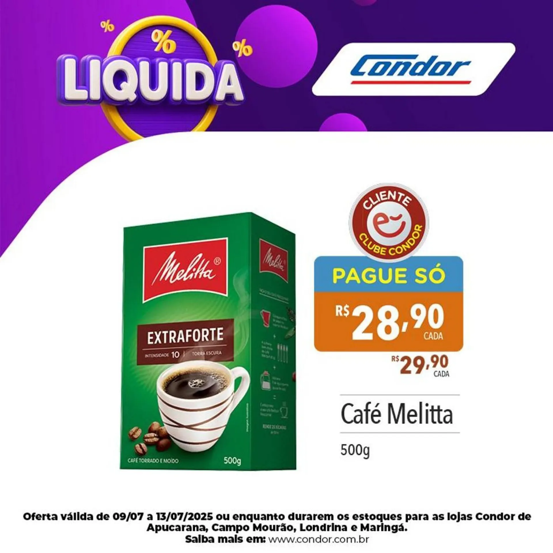 Encarte de Catálogo Supermercados Condor 9 de julho até 13 de julho 2025 - Pagina 3