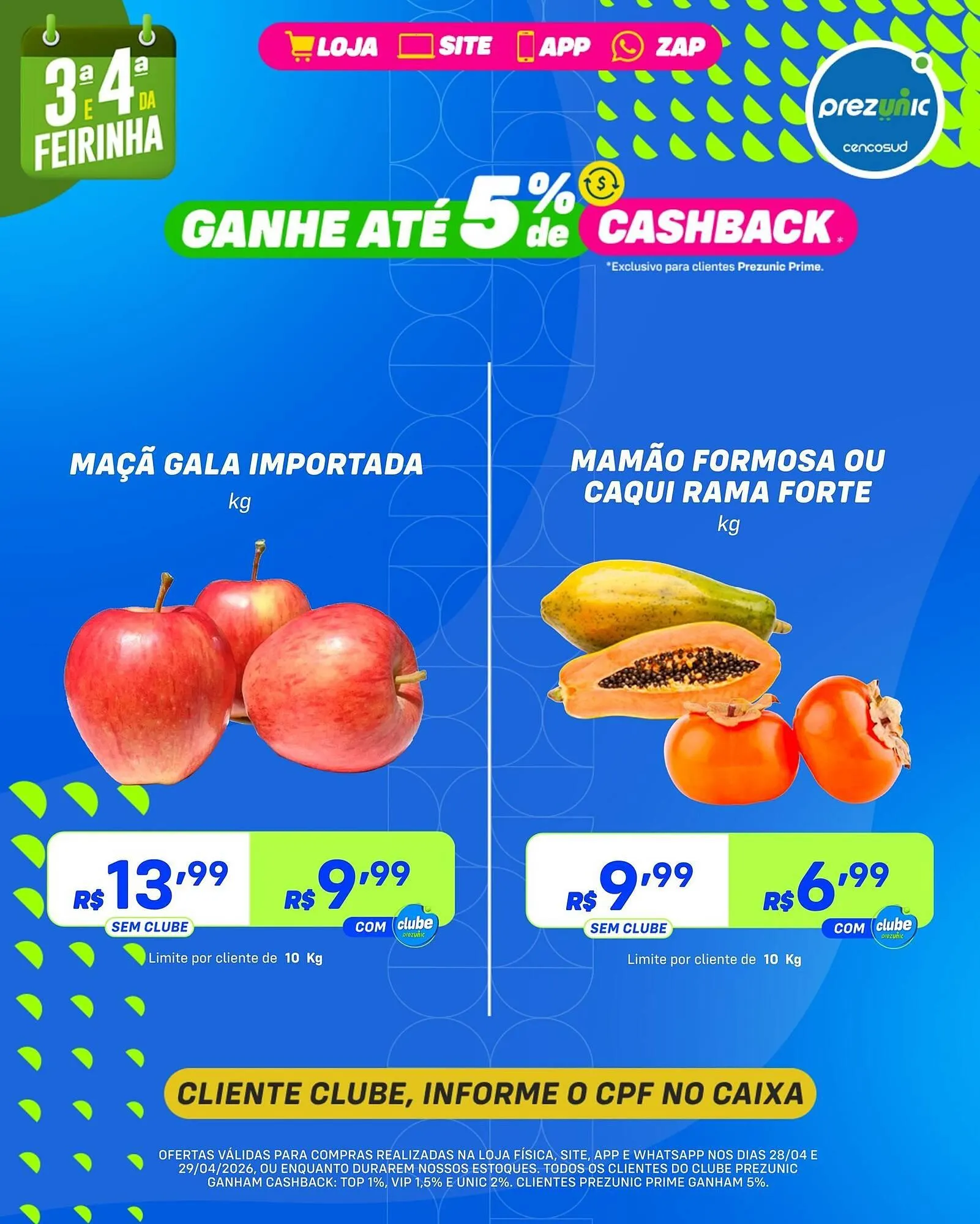 Encarte de Encarte Prezunic 28 de abril até 29 de abril 2026 - Pagina 3