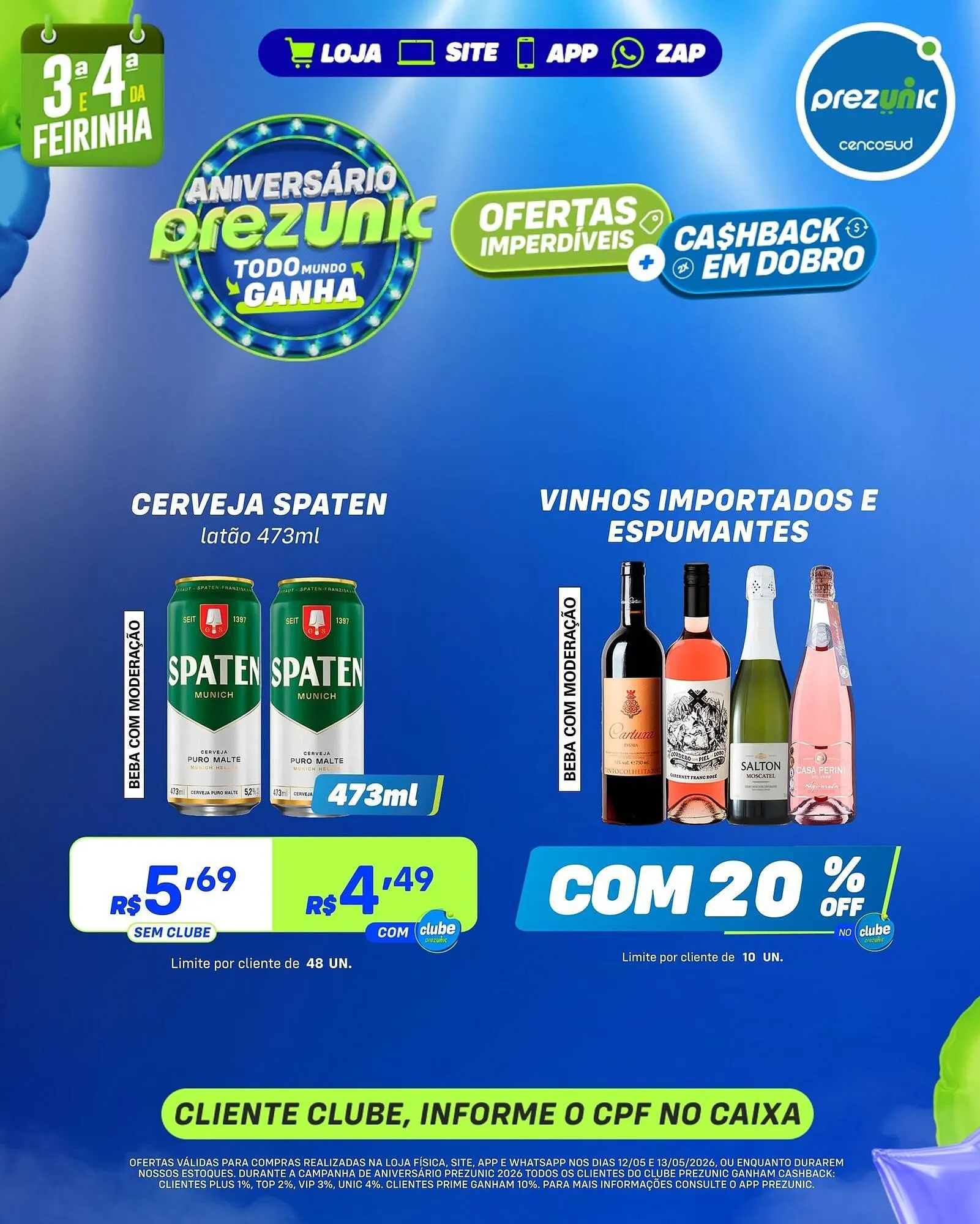 Encarte de Encarte Prezunic 12 de maio até 13 de maio 2026 - Pagina 6